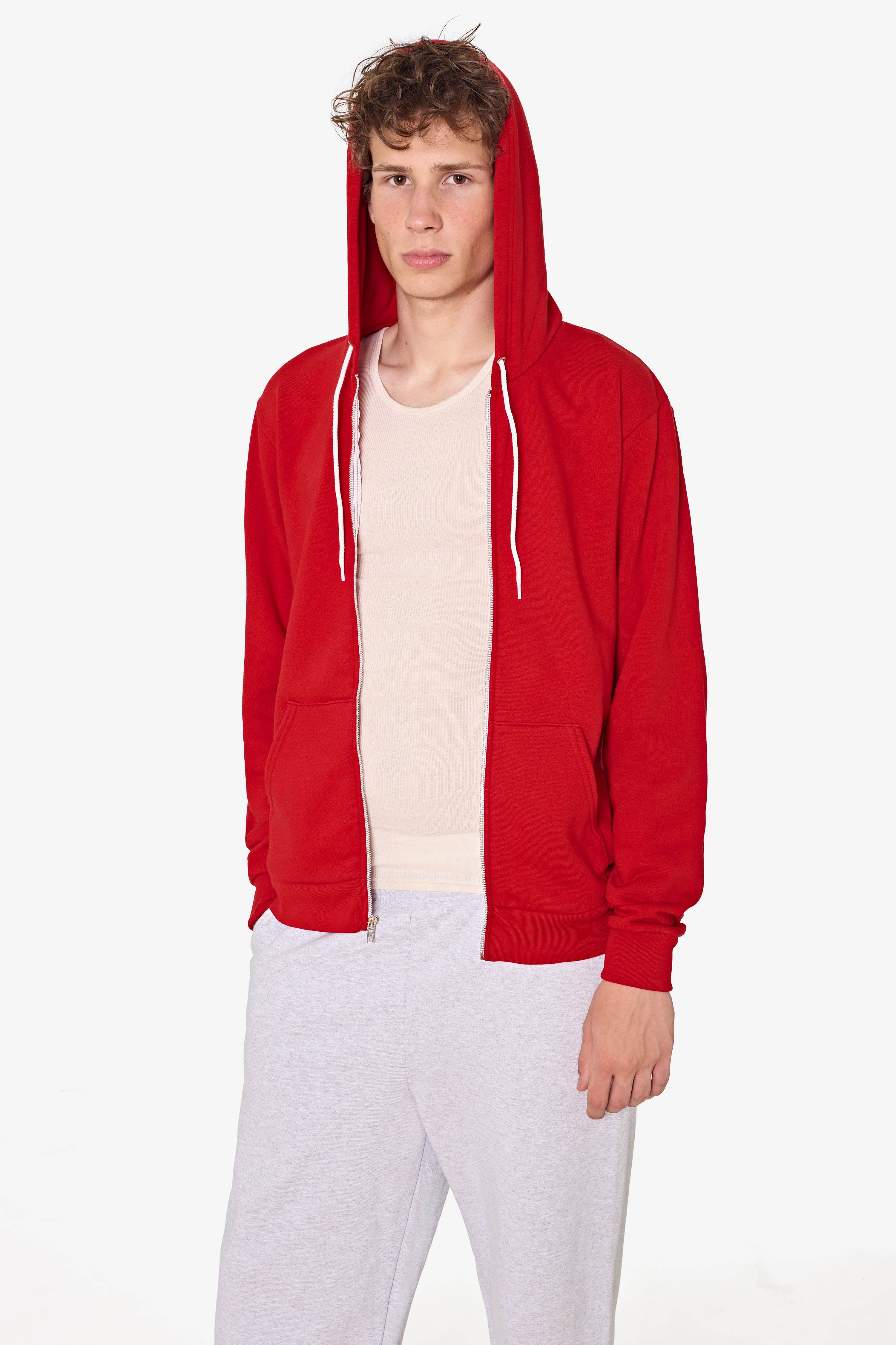 F97 - Flex Fleece Zip Up Hoodie – Los Angeles Apparel