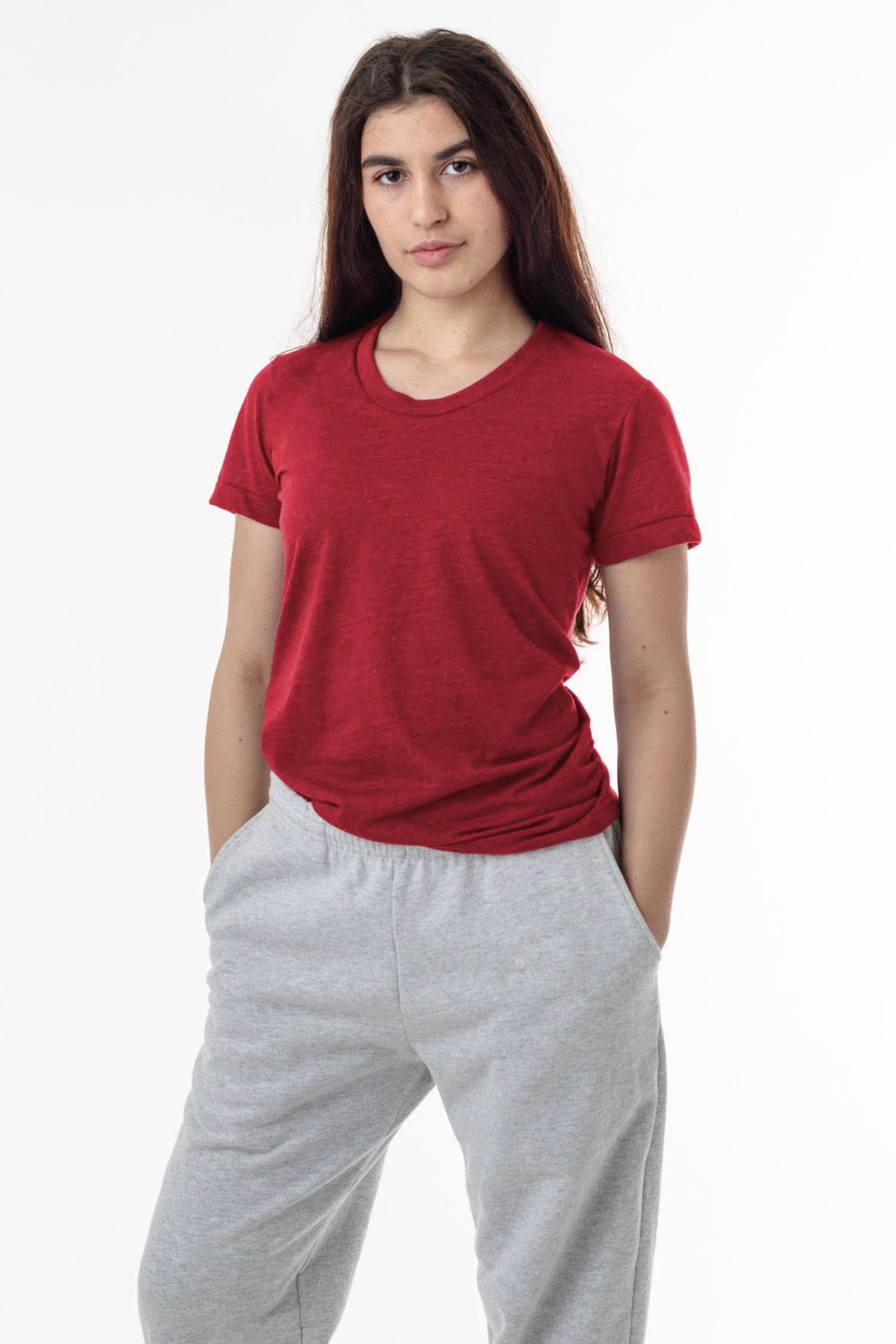 FF3001 - Short Sleeve Cotton-Poly T-Shirt – Los Angeles Apparel