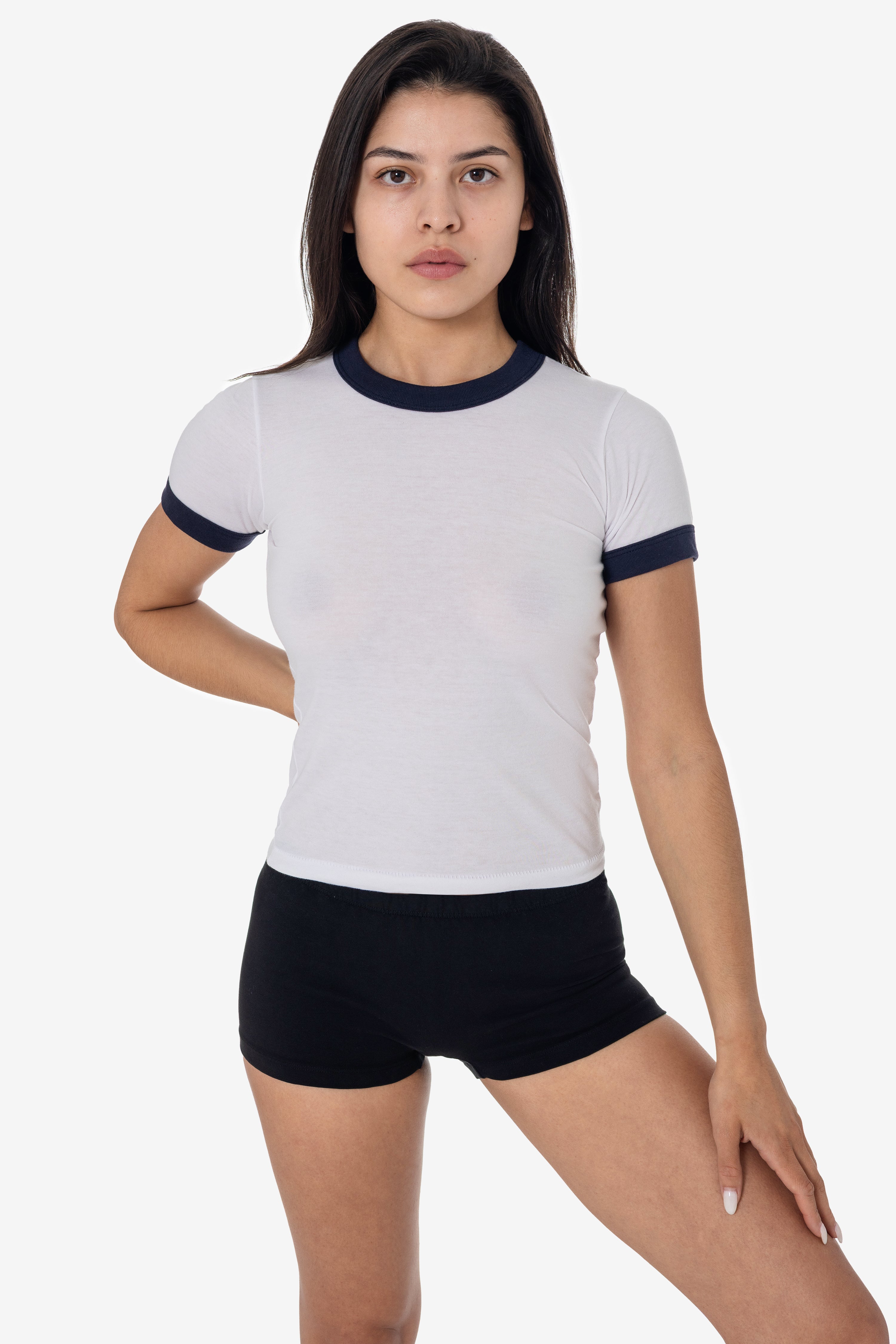Bodyweb Ringer Tee FF310 - Women's Poly Cotton Ringer Tee – Los Angeles Apparel
