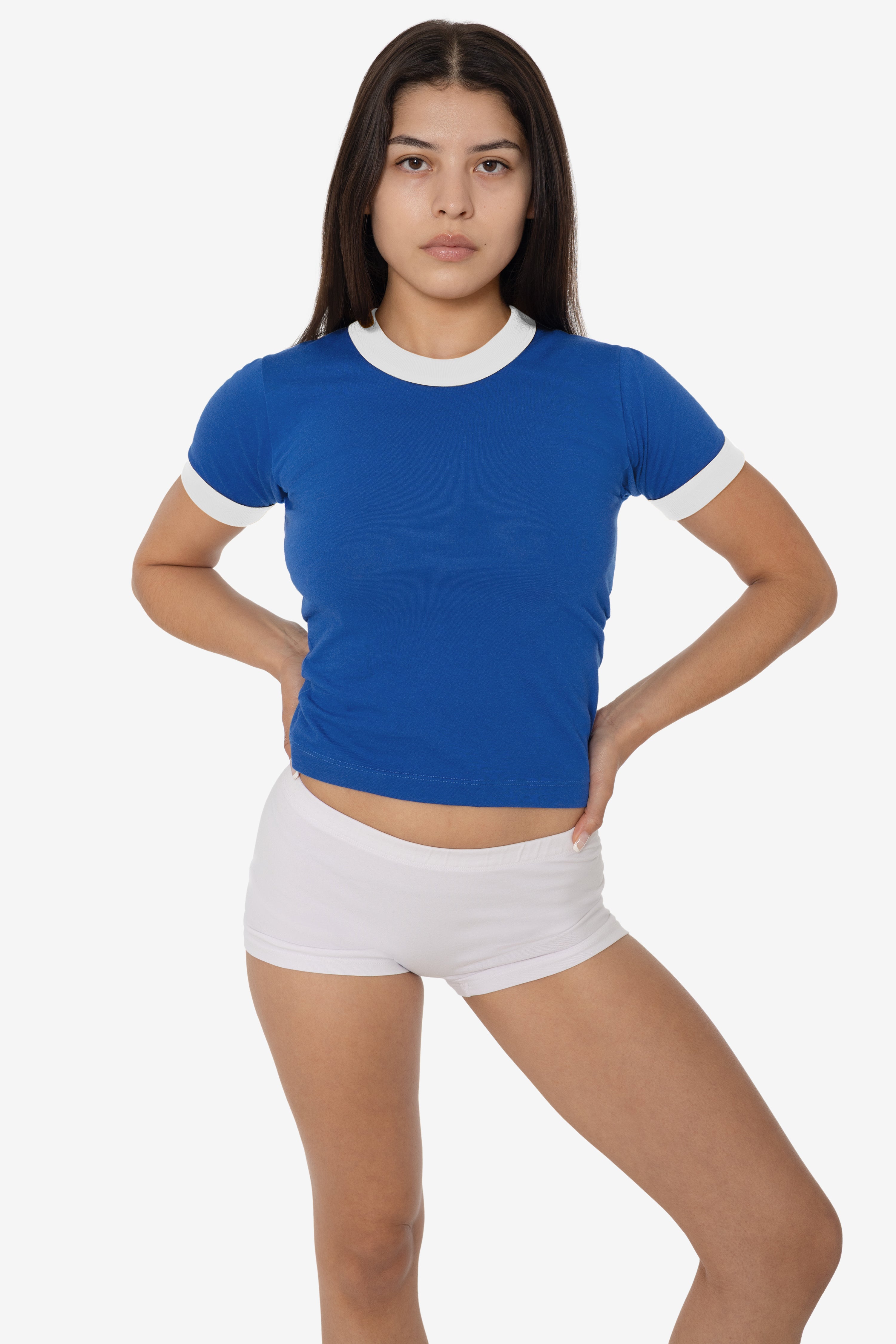 Bodyweb Ringer Tee FF310 - Women's Poly Cotton Ringer Tee – Los Angeles Apparel