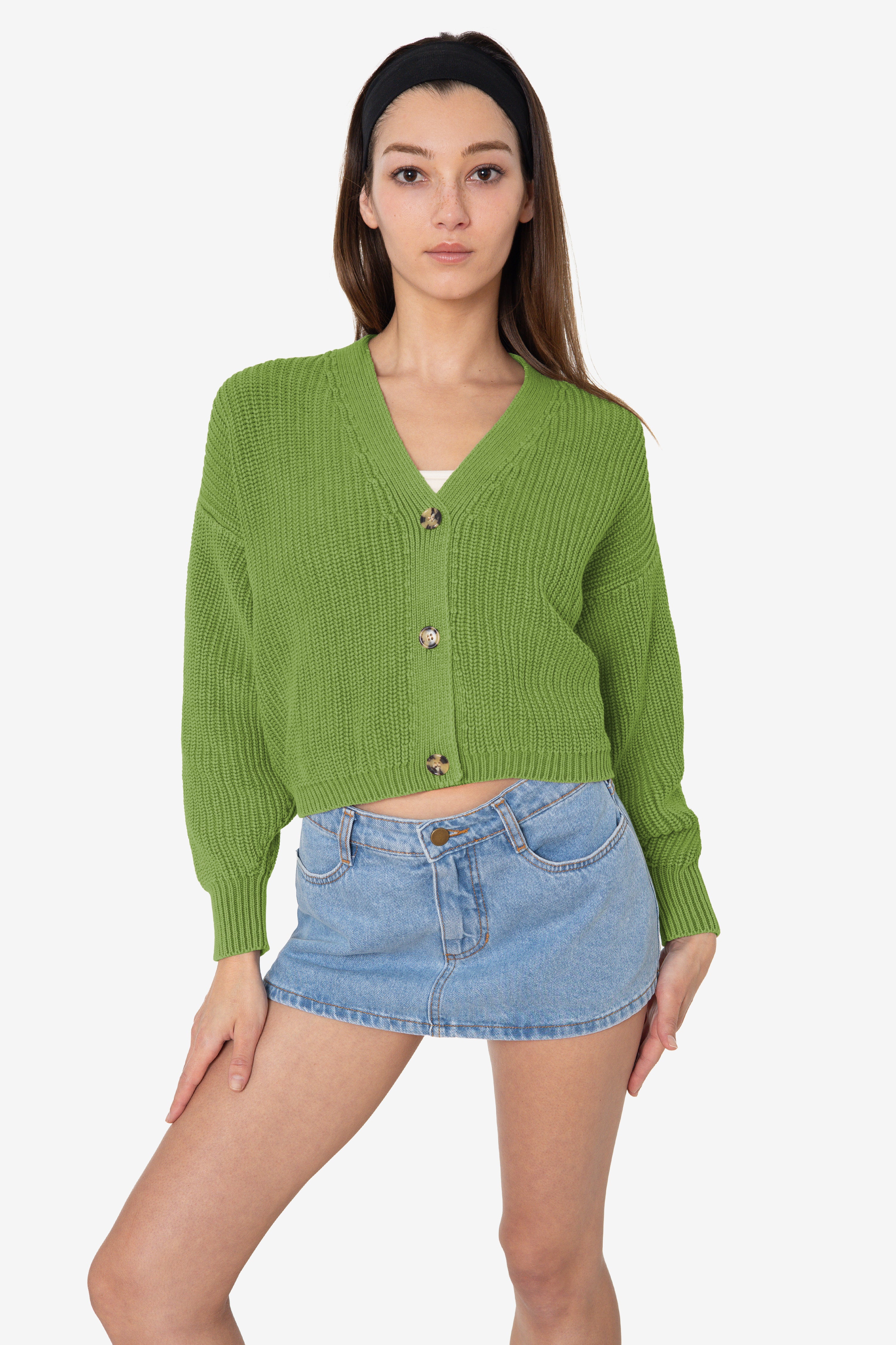 FM35GD - Fisherman Cropped Cardigan – Los Angeles Apparel