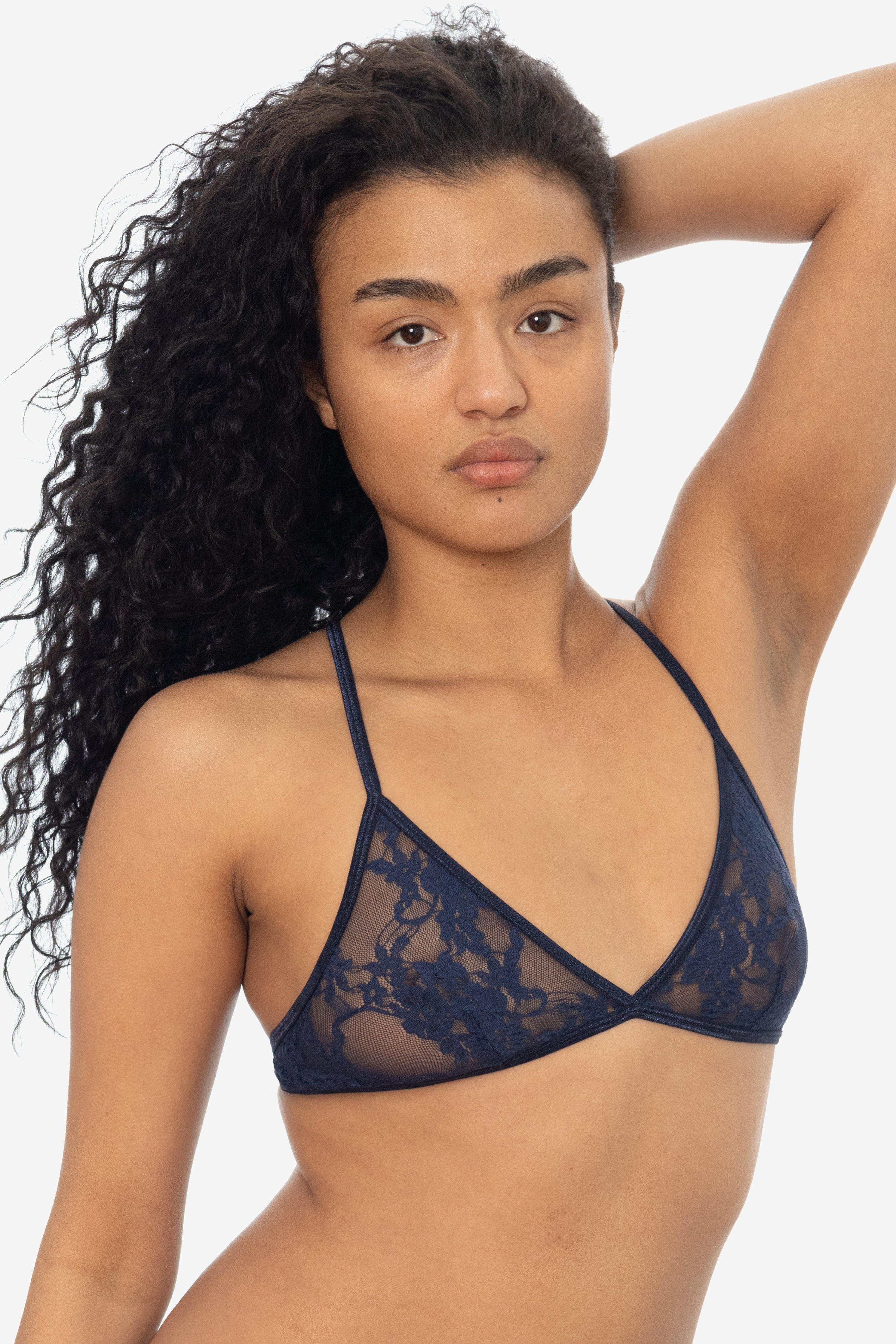 FNS92 - Floral Lace Crossback Bra – Los Angeles Apparel