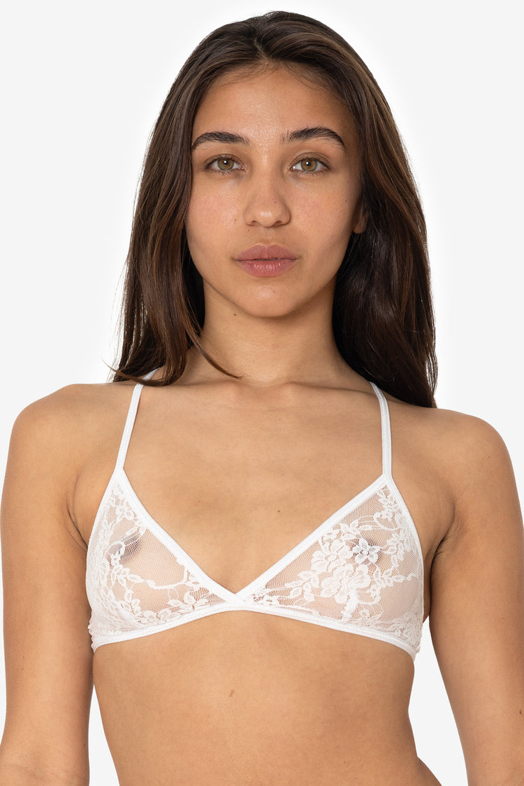 FNS92 - Floral Lace Crossback Bra