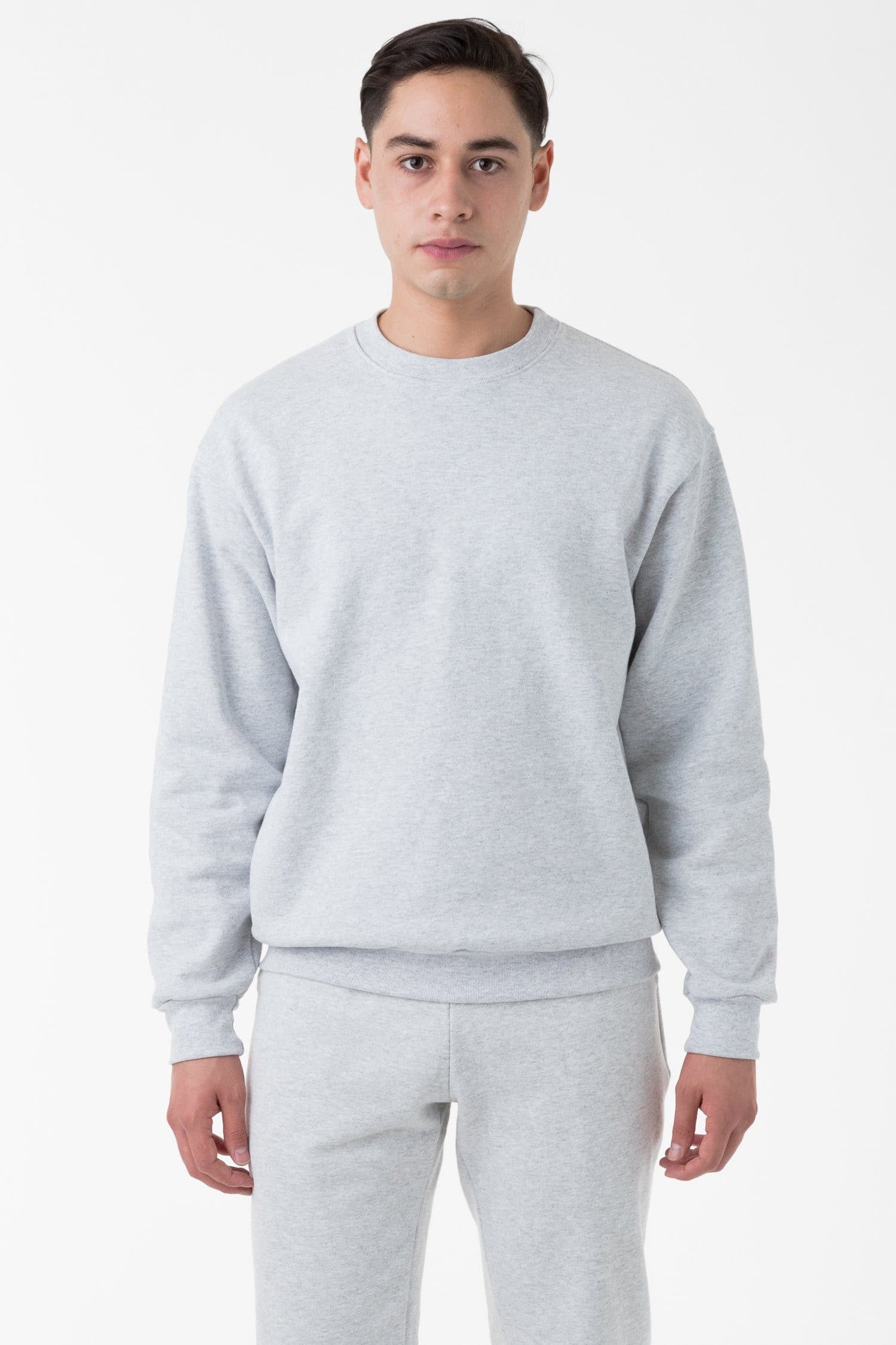 HF07 - Heavy Fleece Crewneck Sweatshirt (Piece Dye) – Los Angeles Apparel
