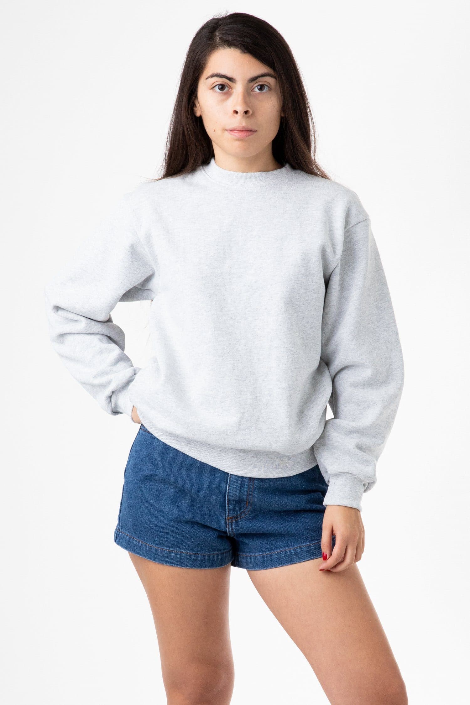 HF07 - Heavy Fleece Crewneck Sweatshirt (Piece Dye) – Los Angeles 