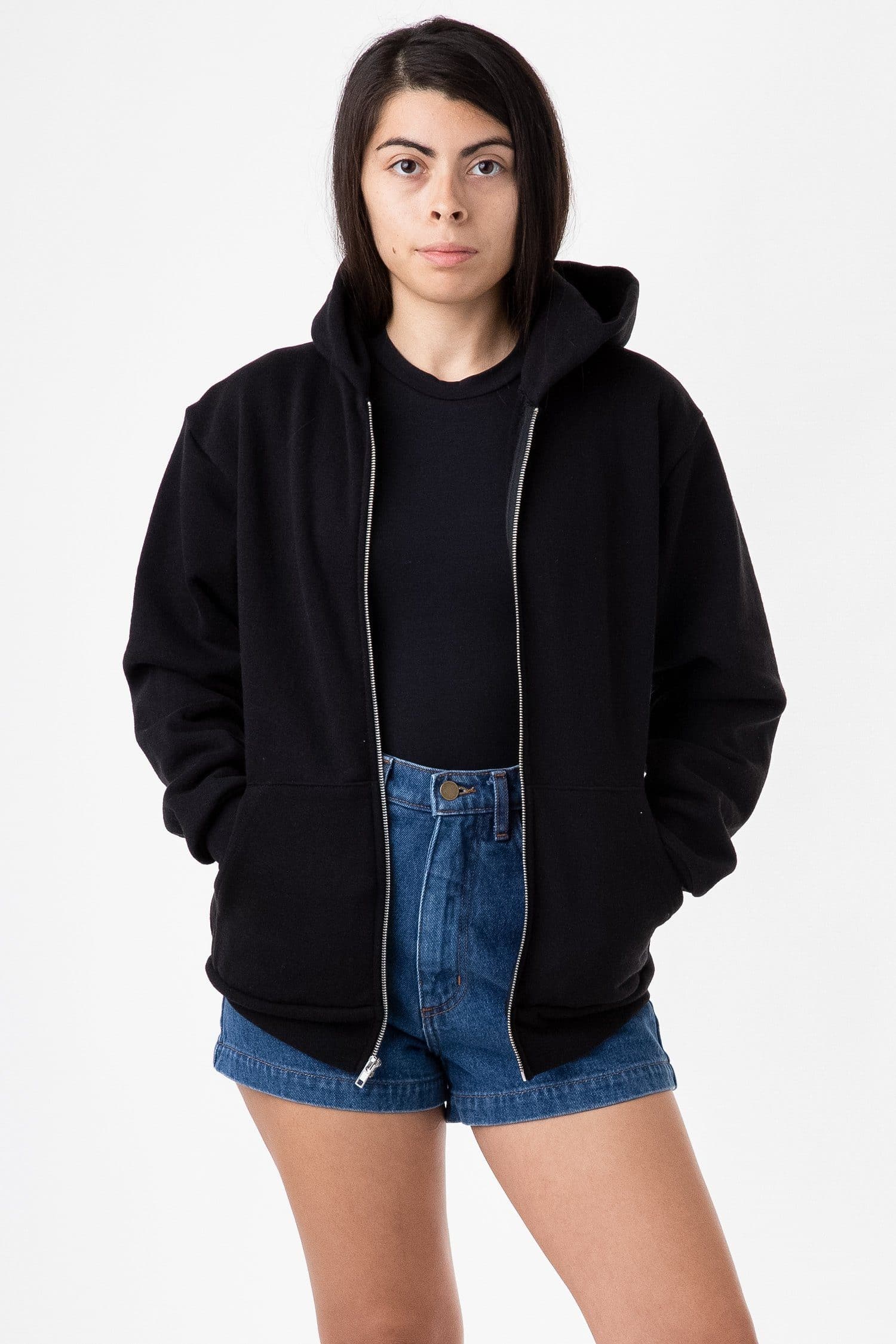 HF10 Heavy Fleece Zip Up Hoodie Piece Dye