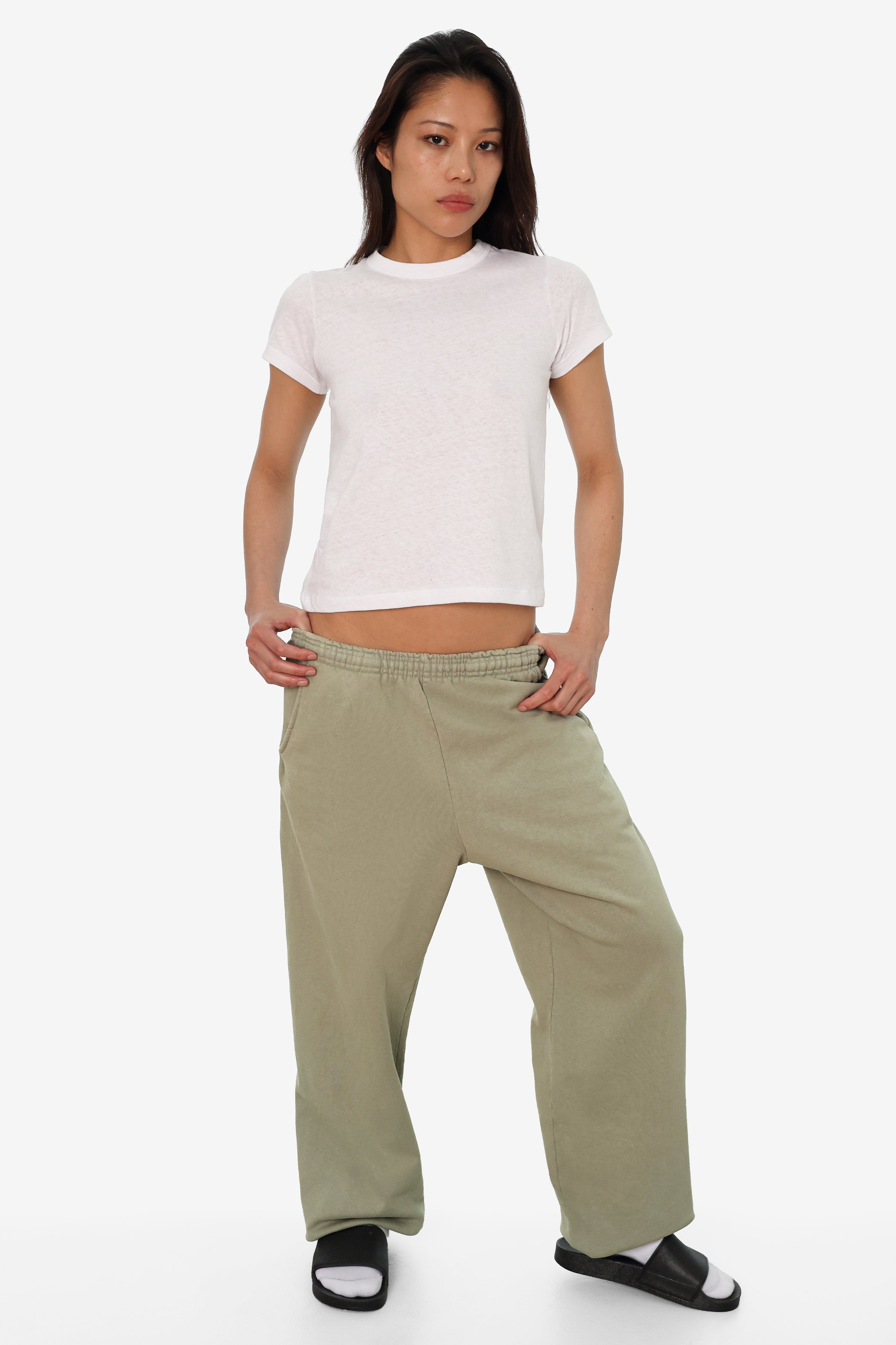 HF04 - Heavy Fleece Sweatpants (Garment Dye) – Los Angeles Apparel
