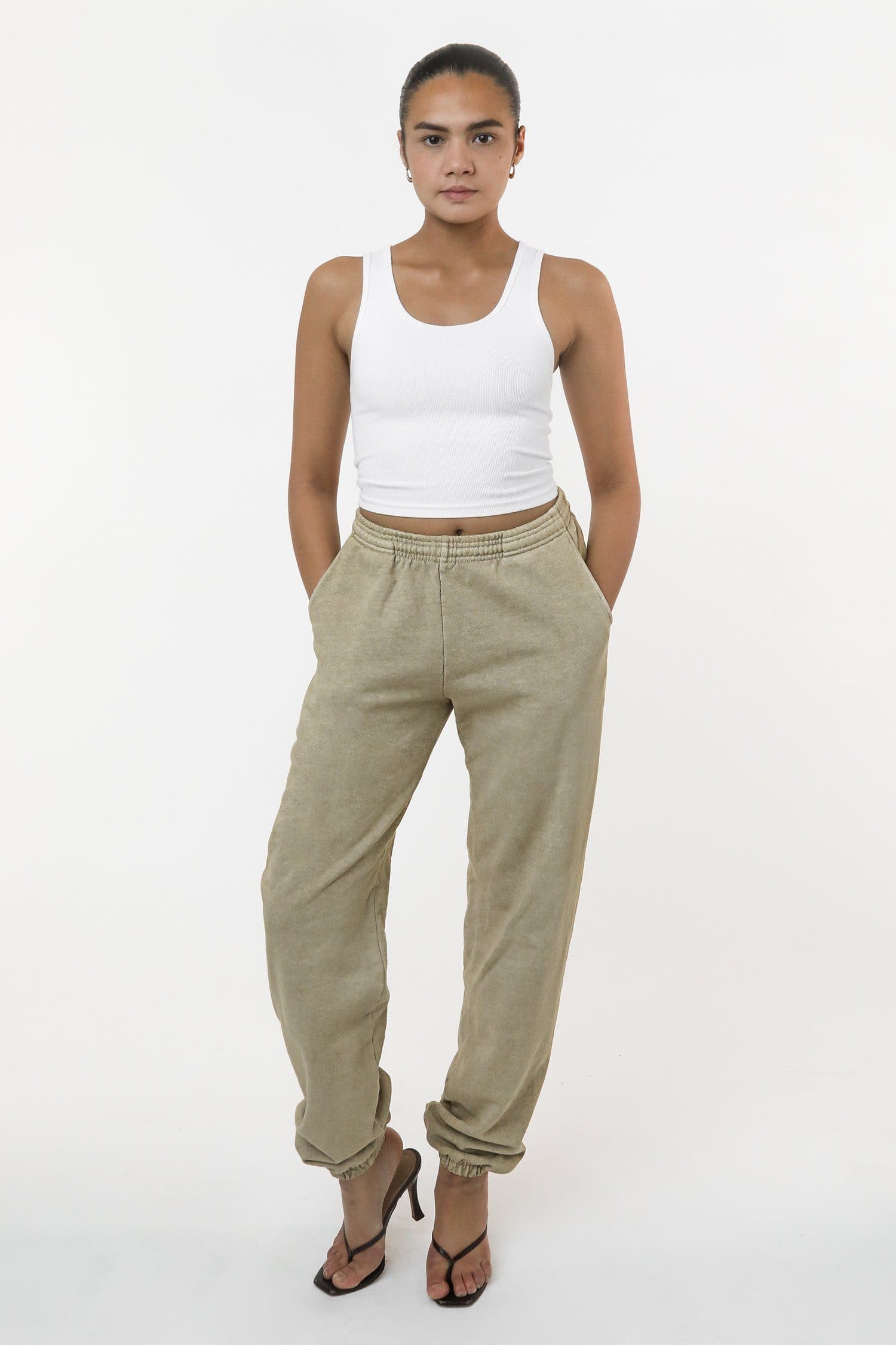 HF04 Heavy Fleece Sweatpants (Garment Dye) – Los Angeles Apparel