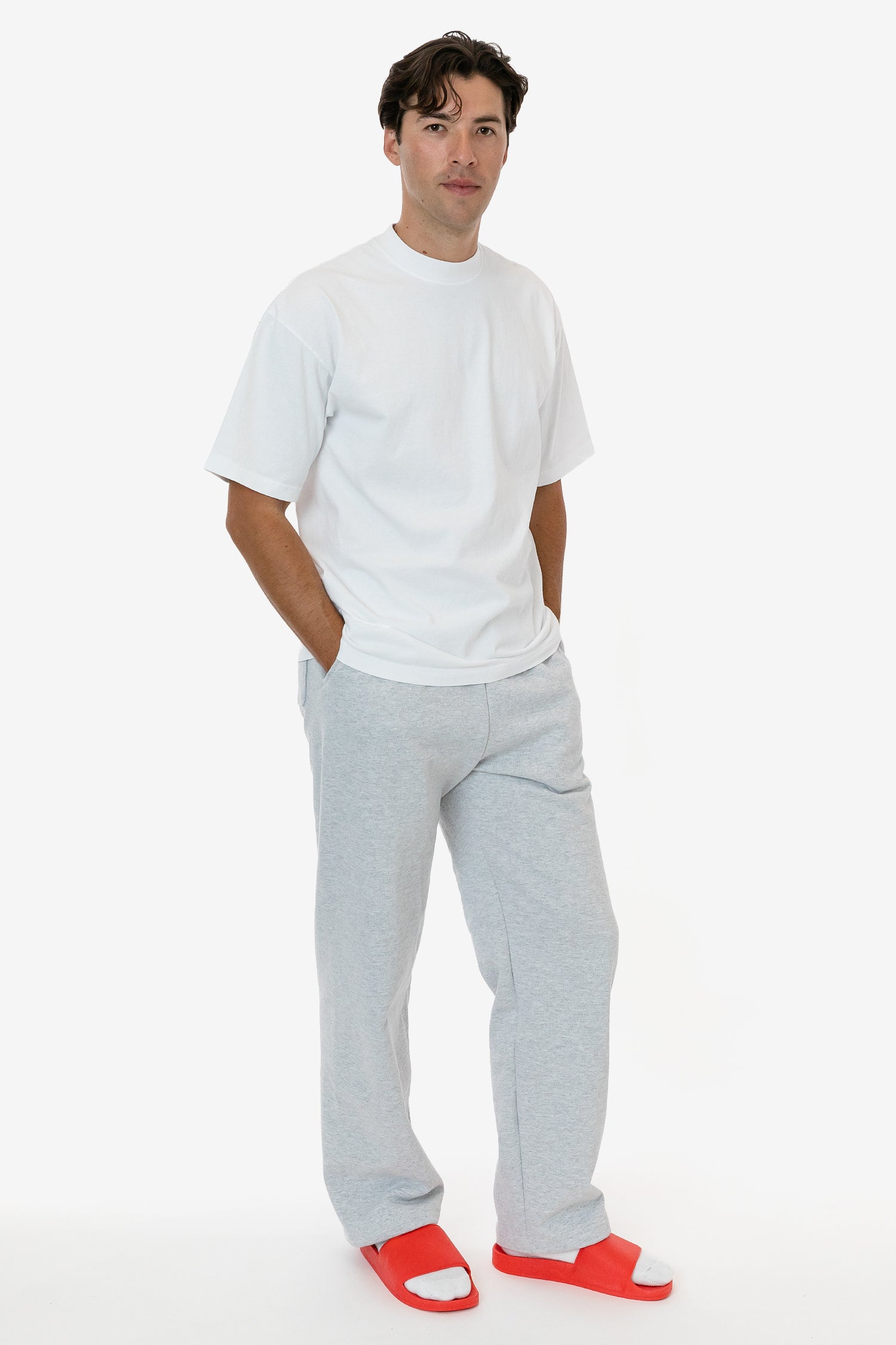 Heavyweight Cotton Fleece Unisex Straight Flared Sweatpants Custom Oversize  Jogger High Street Wholesale Men's Pants - China Pants and Sweat Pants  price