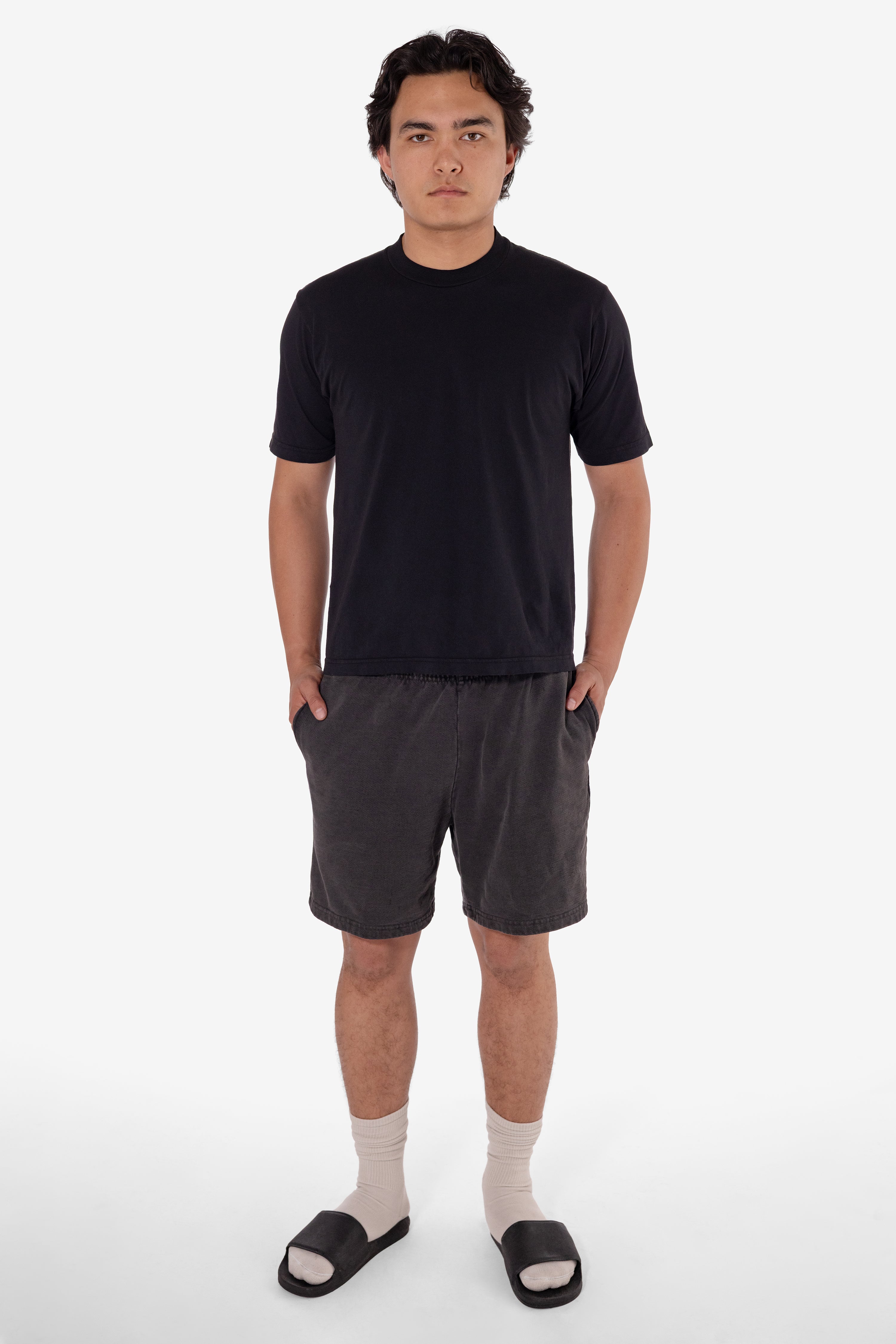 HF02 - Heavy Fleece Sweat Short (Pigment Dye) – Los Angeles Apparel