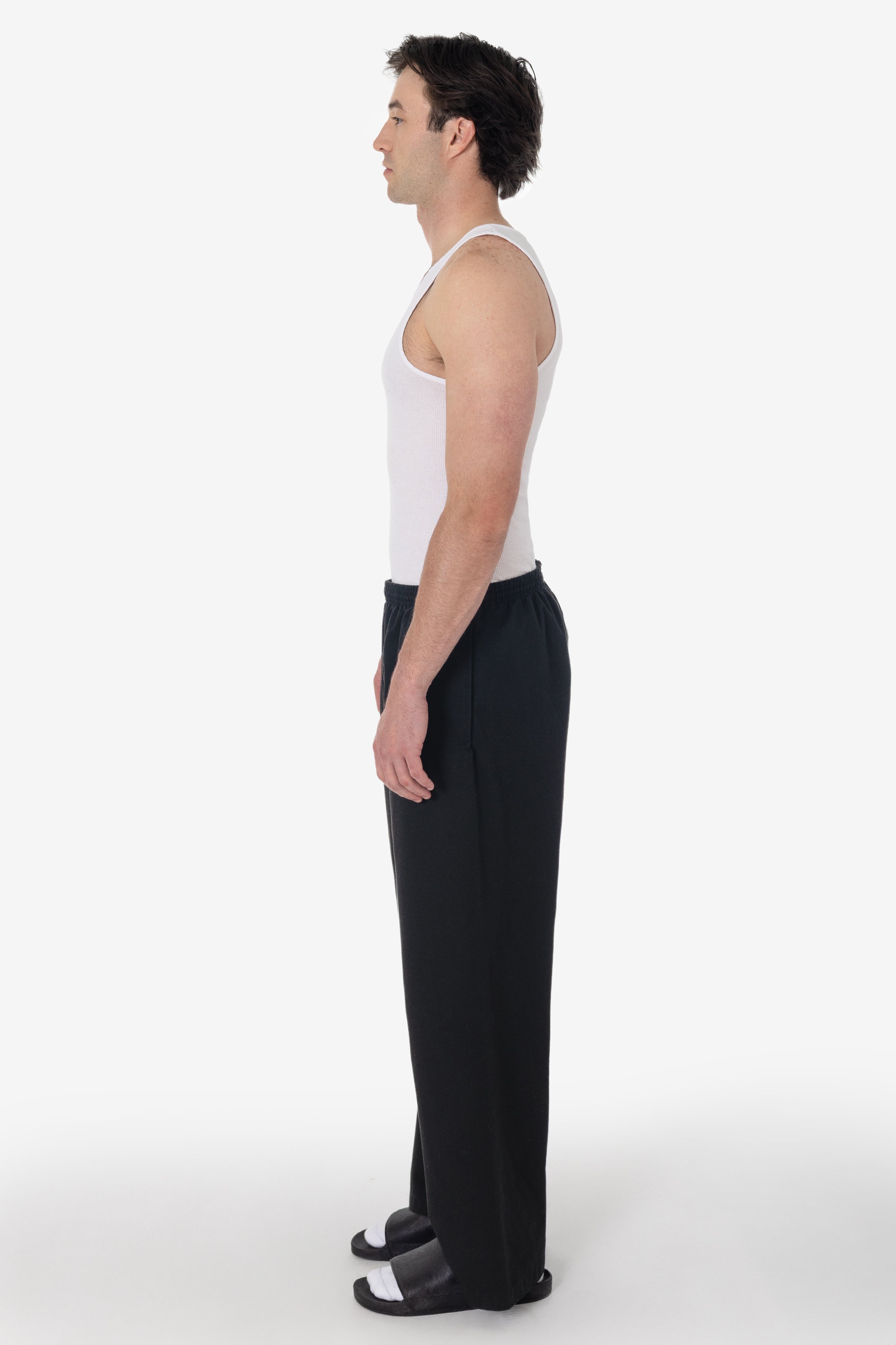 HF05 - Heavy Fleece Wide Leg Sweatpants (Piece Dye)