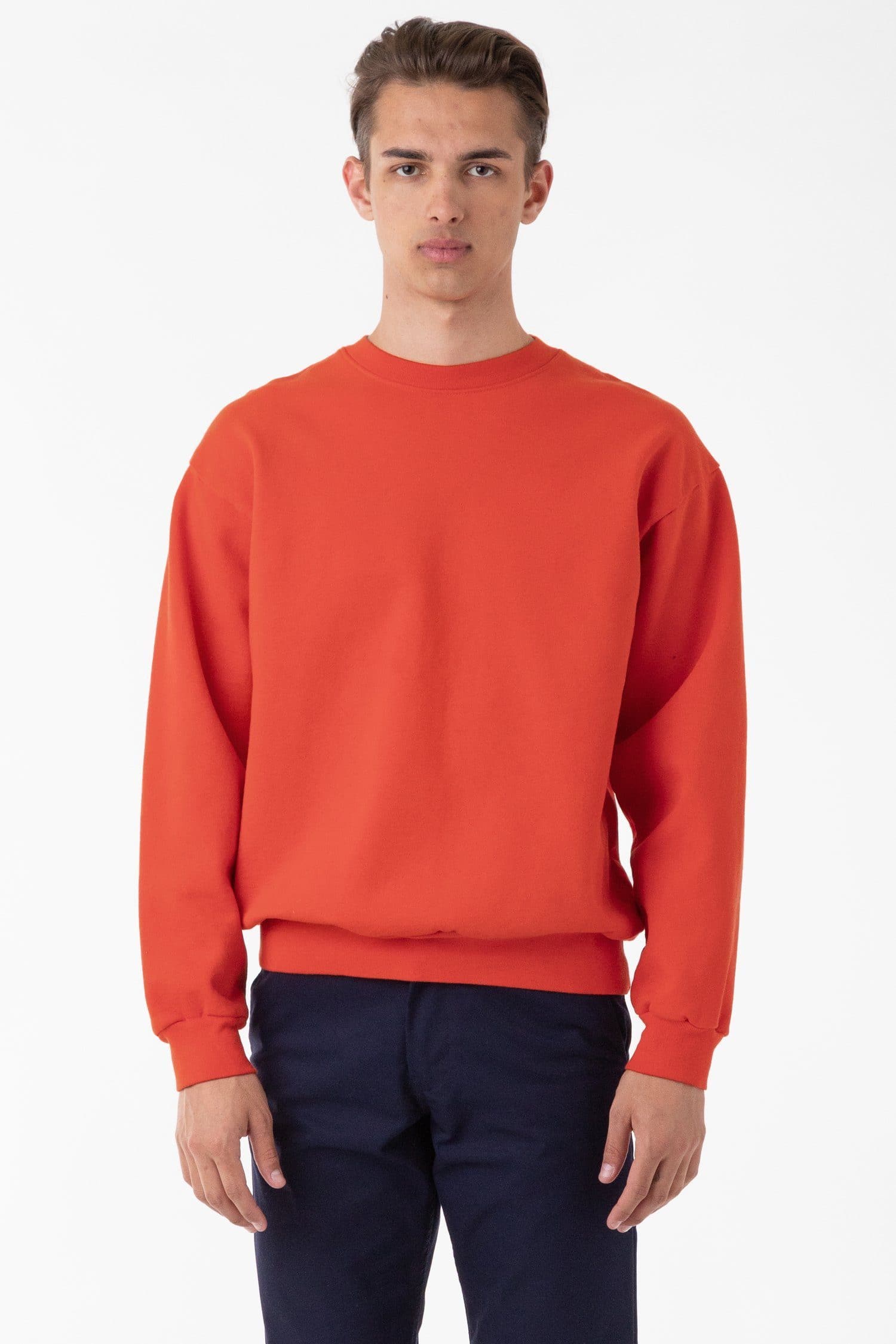 Orange crewneck online sweater