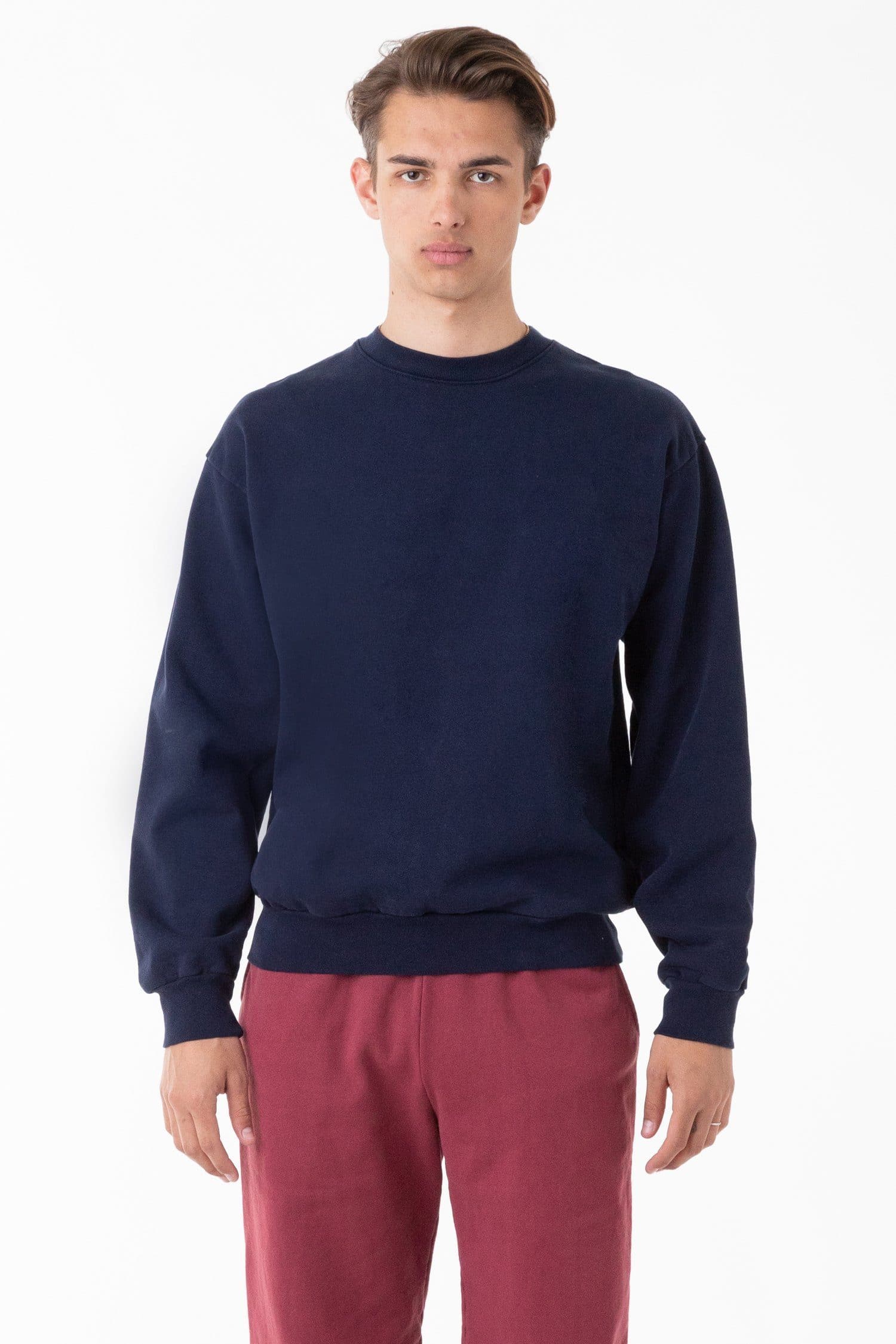 Los Angeles Apparel - HF-07 Heavy Fleece Pullover Crewneck Sweatshirt – Sky  Sportswear
