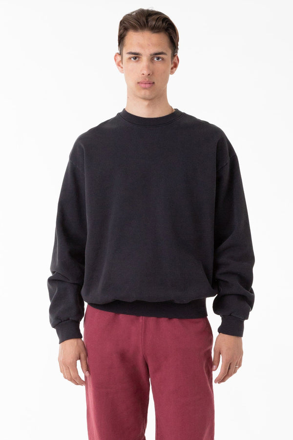 HF07 - Heavy Fleece Crewneck Sweatshirt (Garment Dye) – Los Angeles Apparel