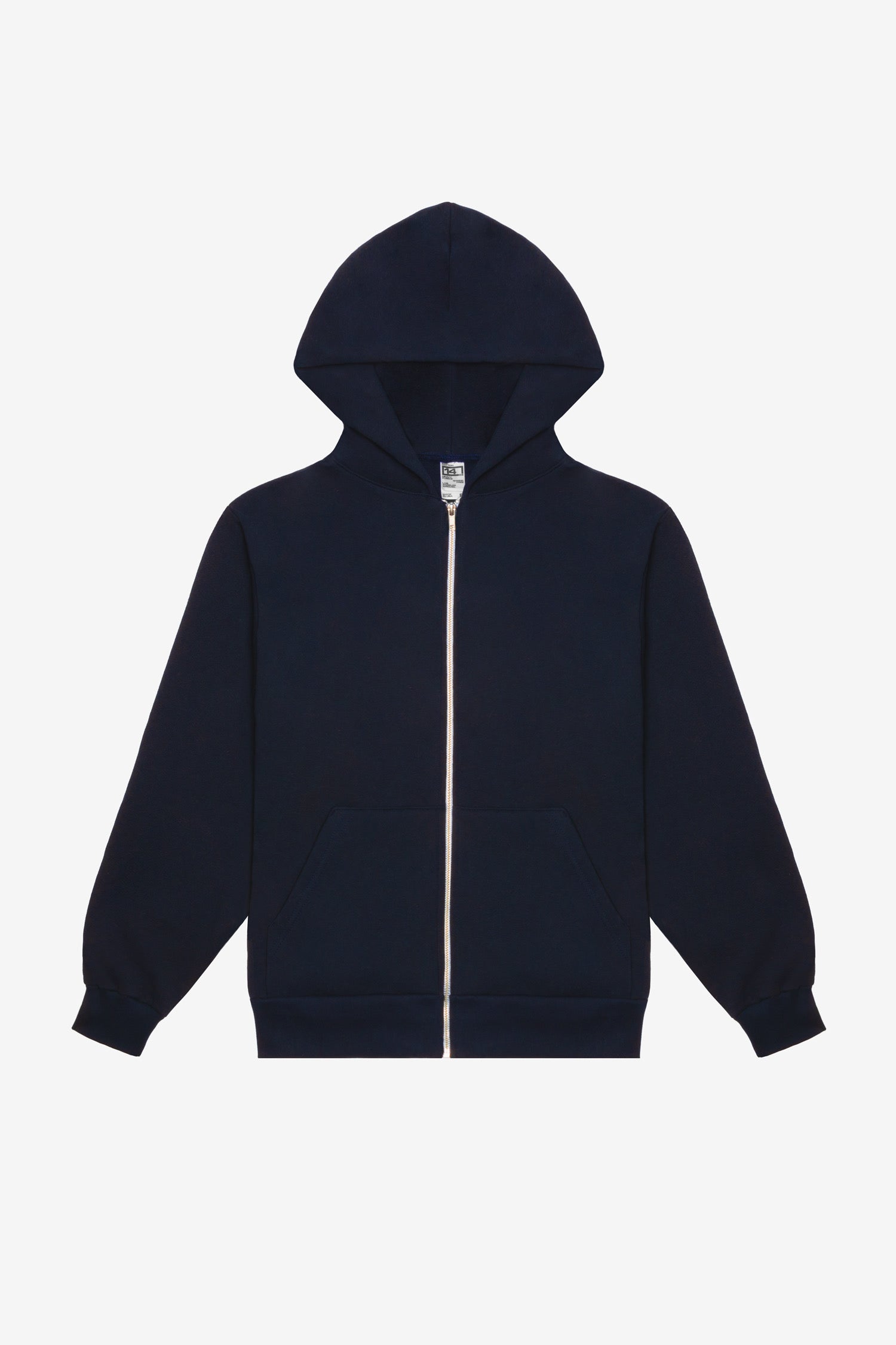 Plain navy cheap zip up hoodie