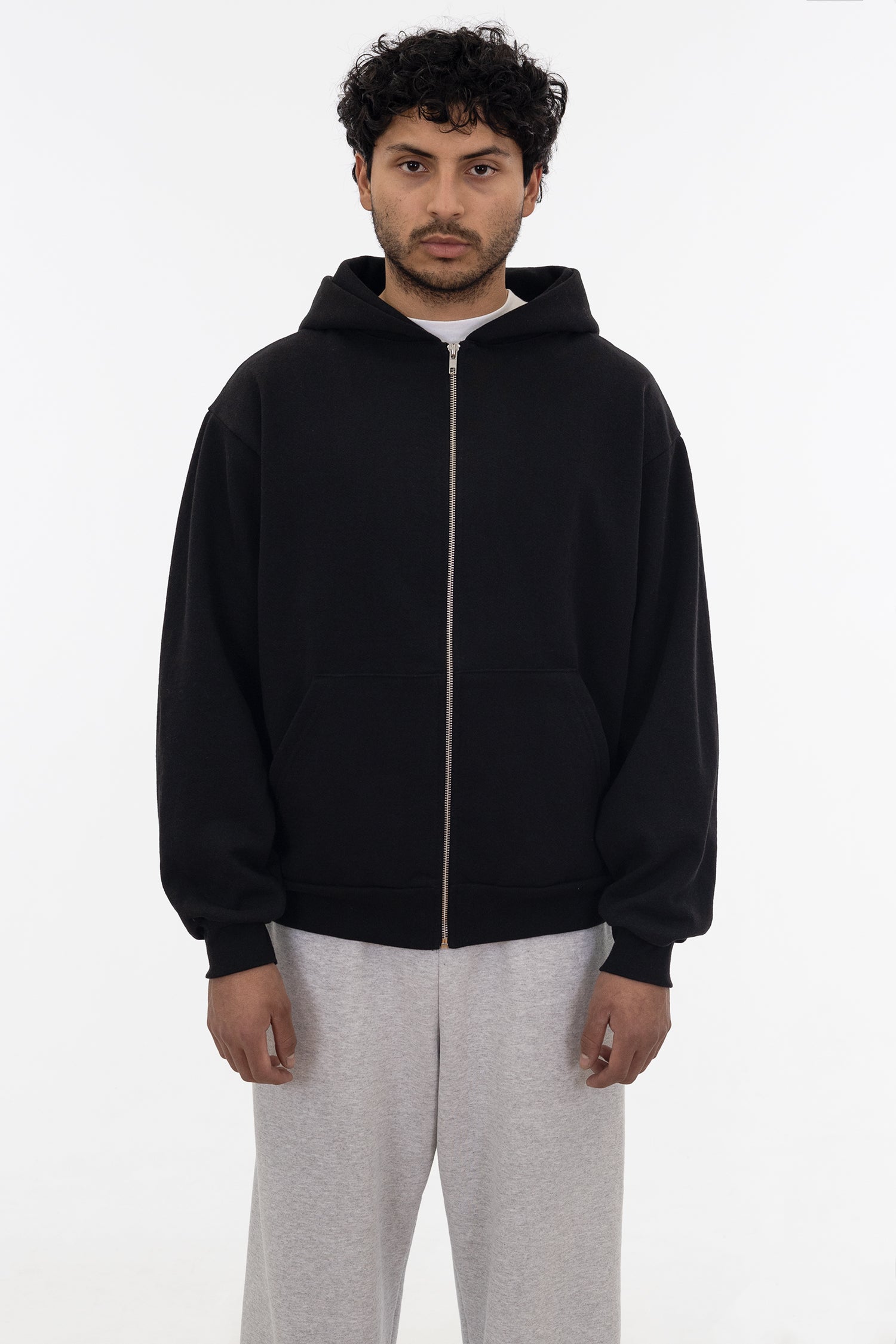 HF10 Heavy Fleece Zip-Up Hoodie (Piece Dye) – Los Angeles Apparel