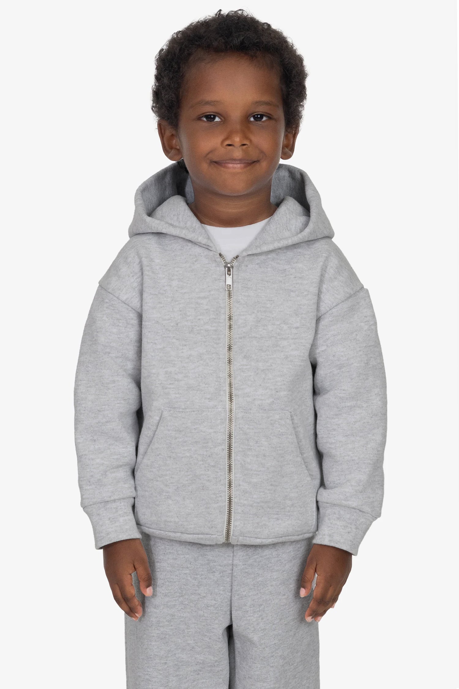 HF-110 - Kids 14oz Heavy Fleece Zip-Up Hoodie – Los Angeles Apparel