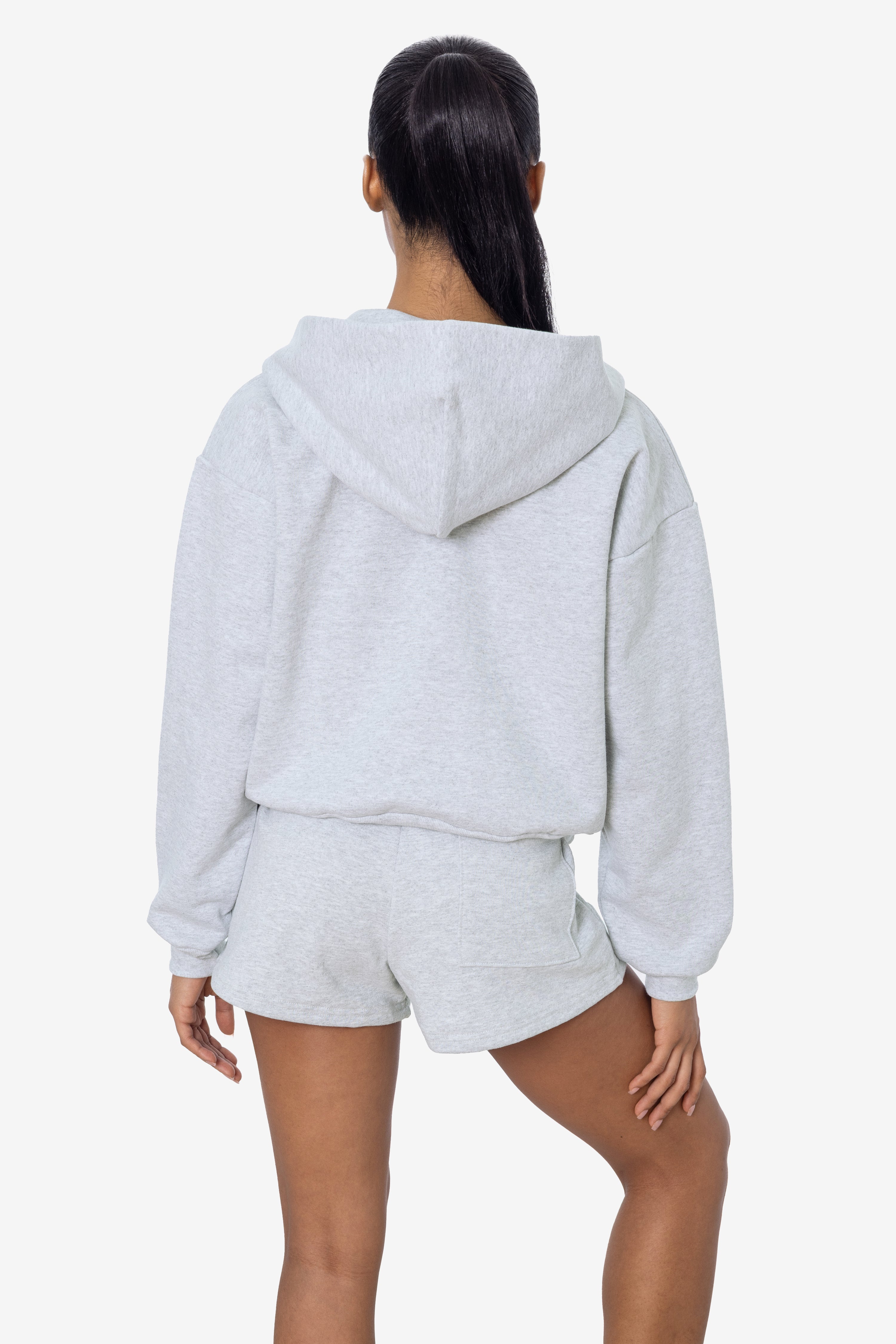 HF16 - Heavy Fleece Cropped Zip-Up Hoodie (Garment Dye) – Los
