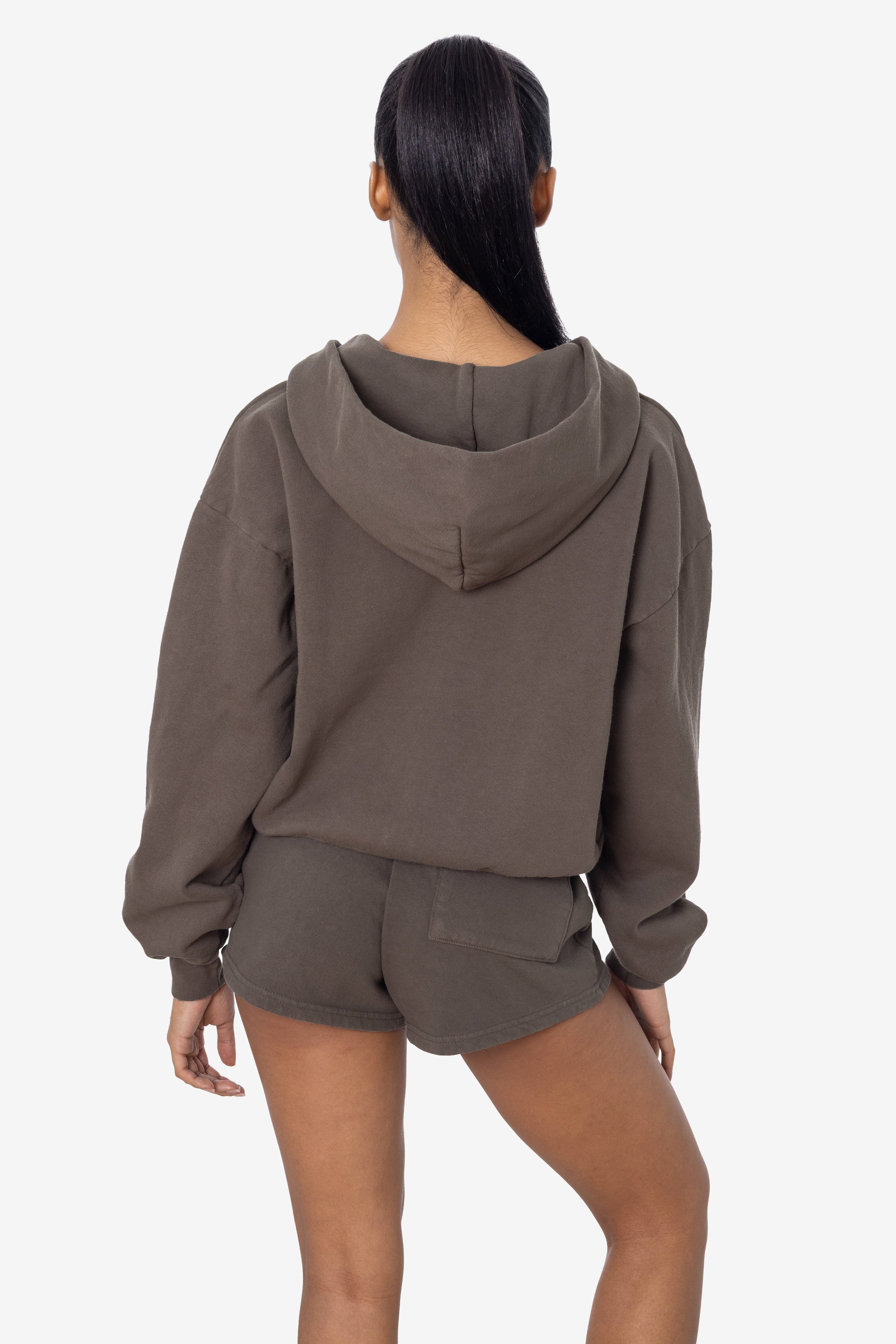 HF16 - Heavy Fleece Cropped Zip-Up Hoodie (Garment Dye) – Los