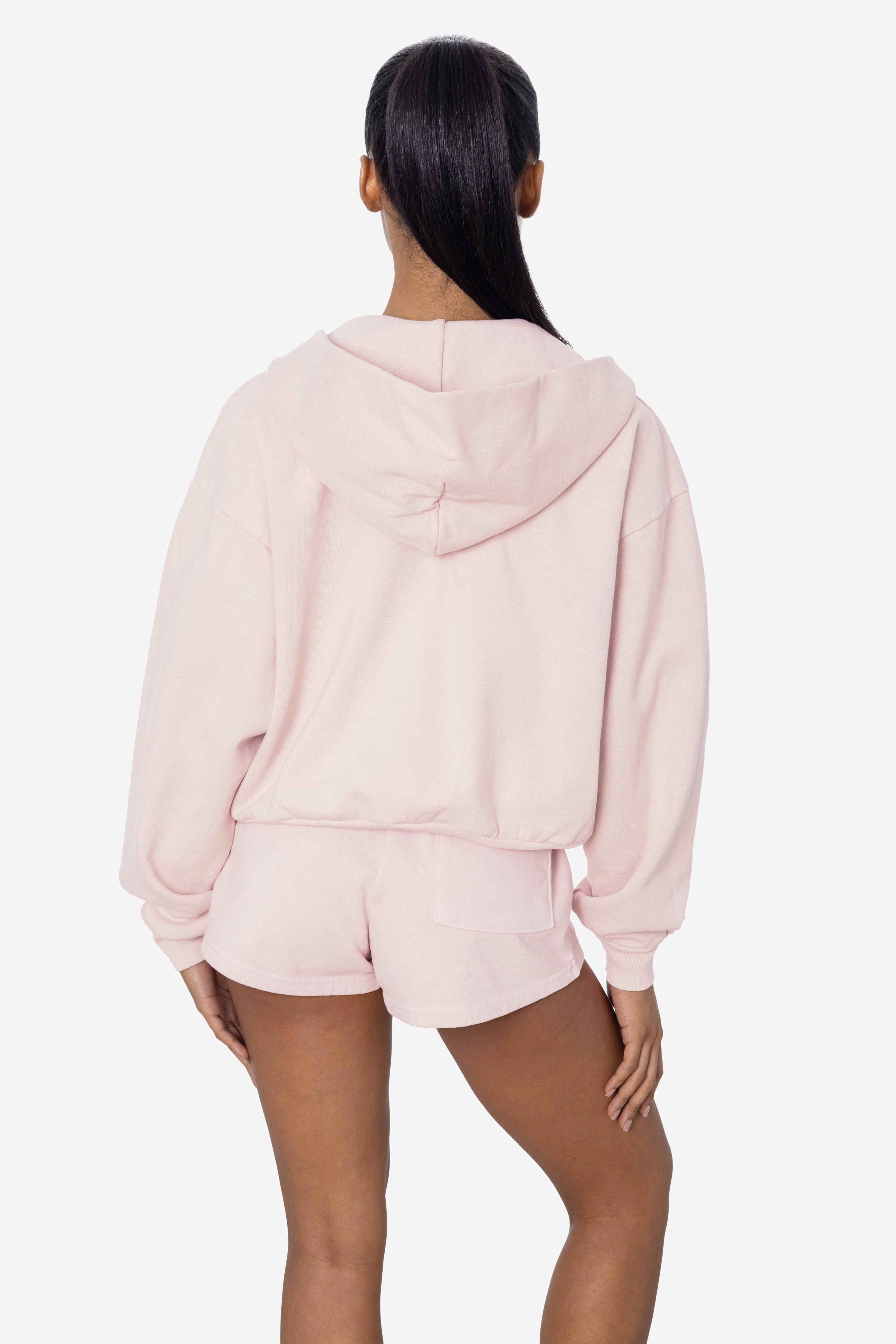HF16 - Heavy Fleece Cropped Zip-Up Hoodie (Garment Dye) – Los