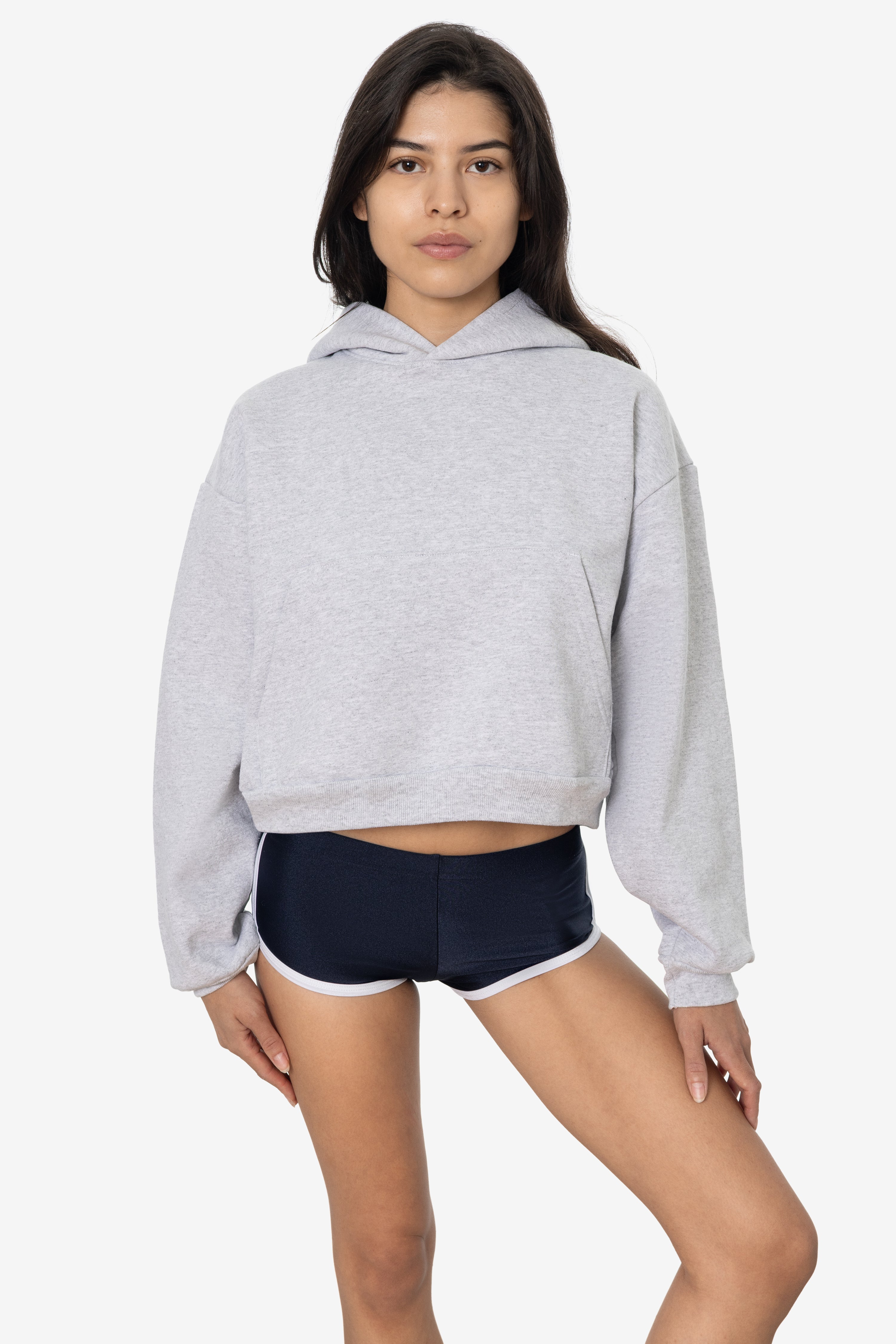 HF19 - Heavy Fleece Cropped Hoodie (Piece Dye) – Los Angeles Apparel