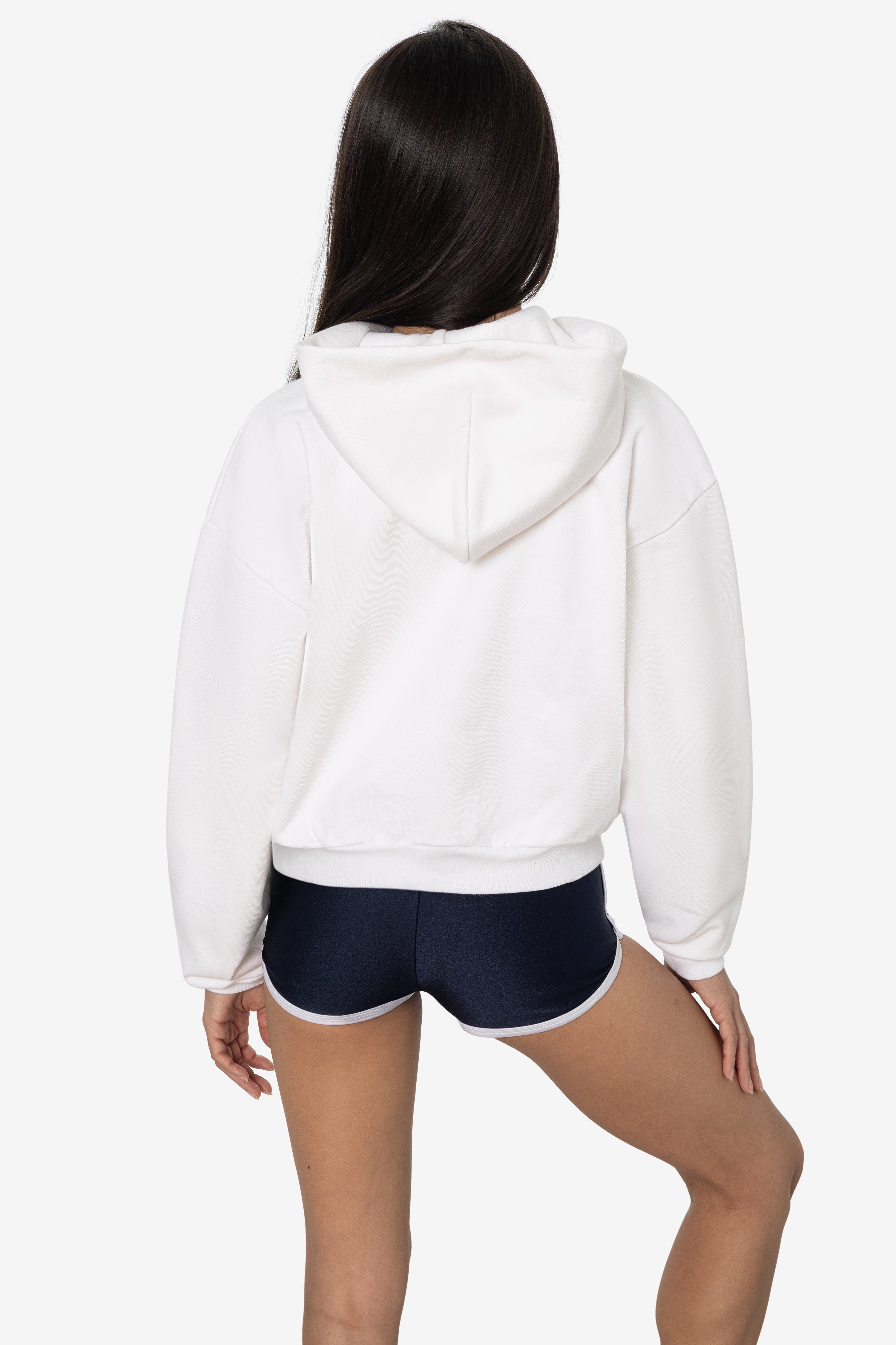 パーカー Cropped Tuck Sleeve Hoodie Sweatshirt Script Crop Hoodie - Black – S10 Training + Recovery