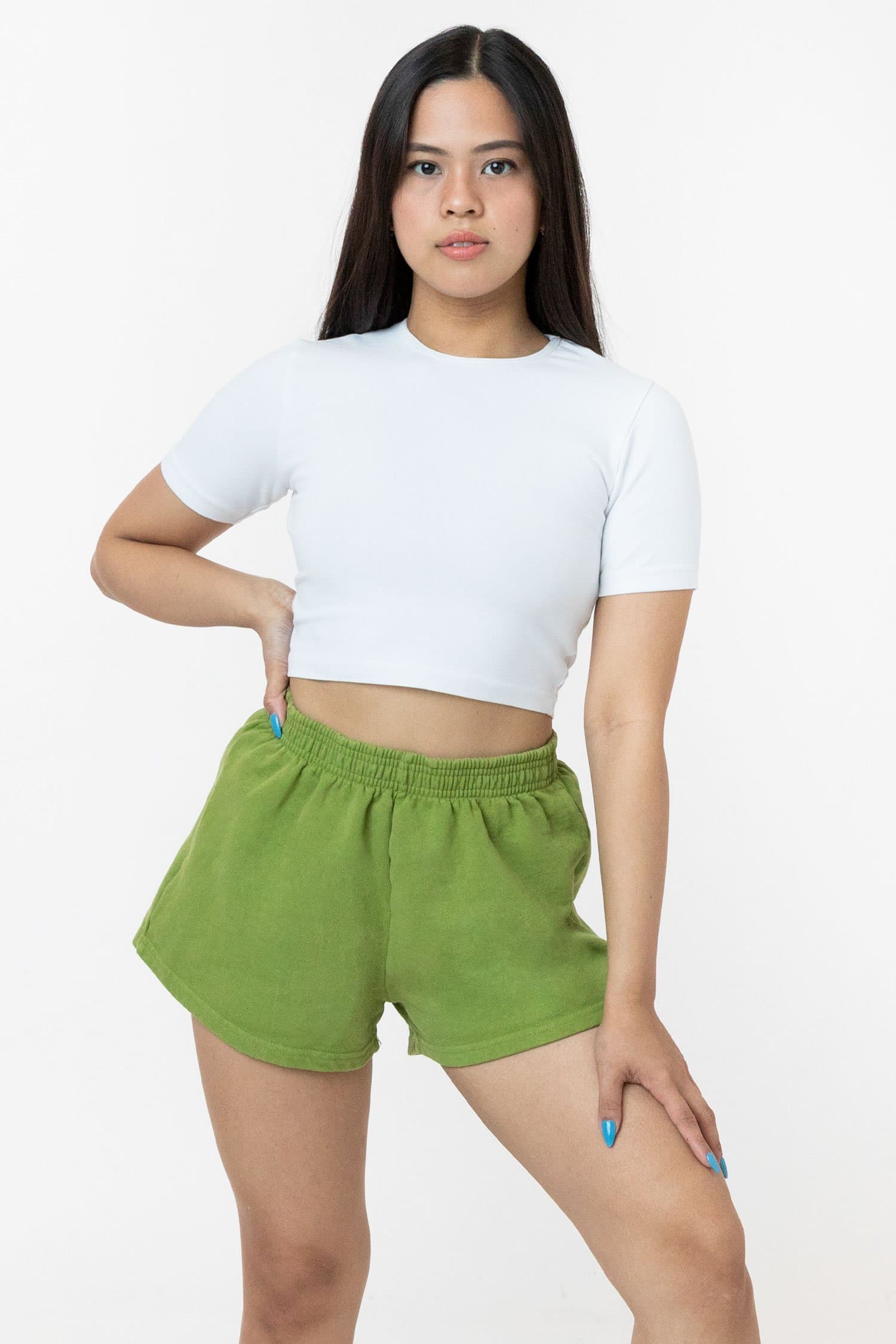 Yellow Collection Midweight fleece shorts
