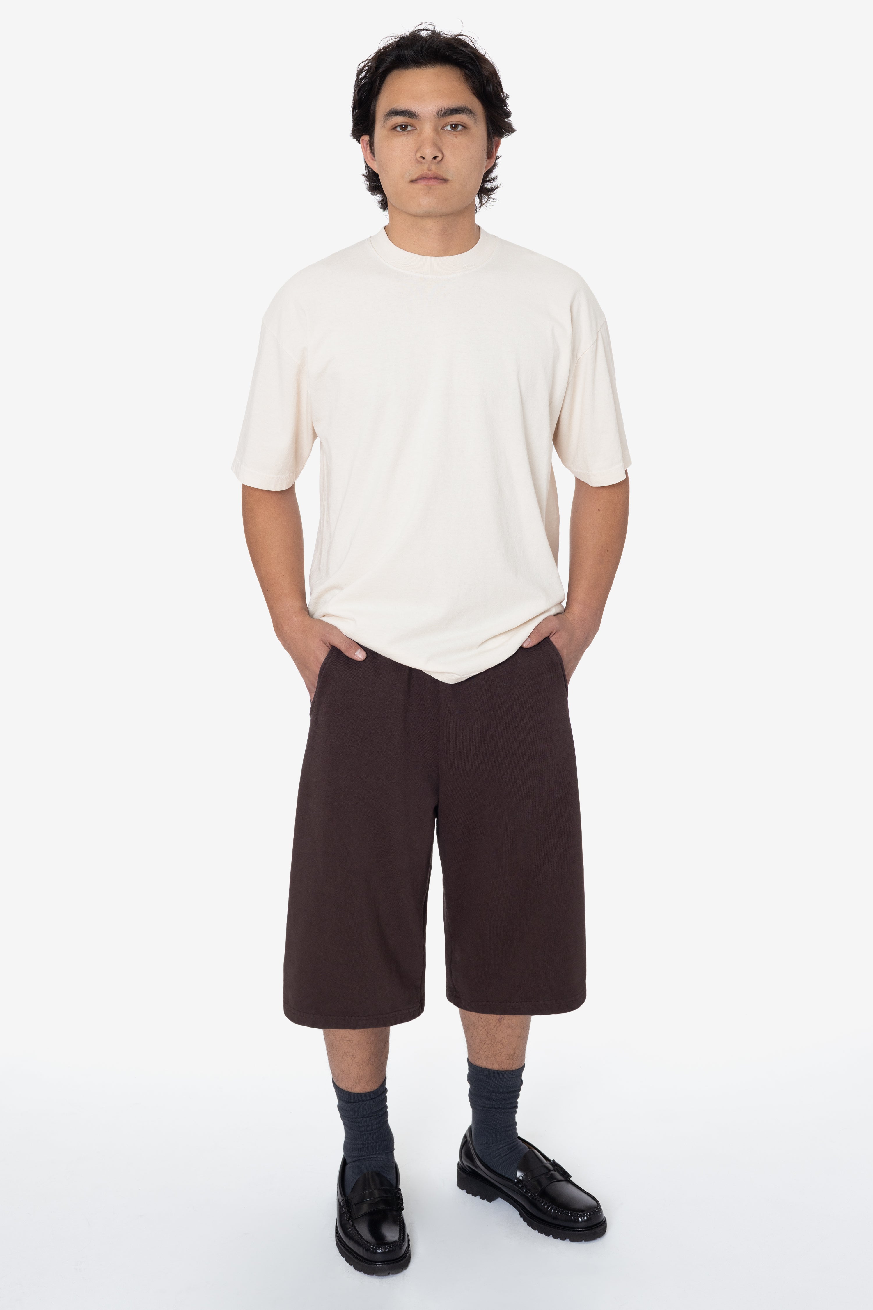 HF42GD - Heavy Fleece Extra Wide Shorts – Los Angeles Apparel
