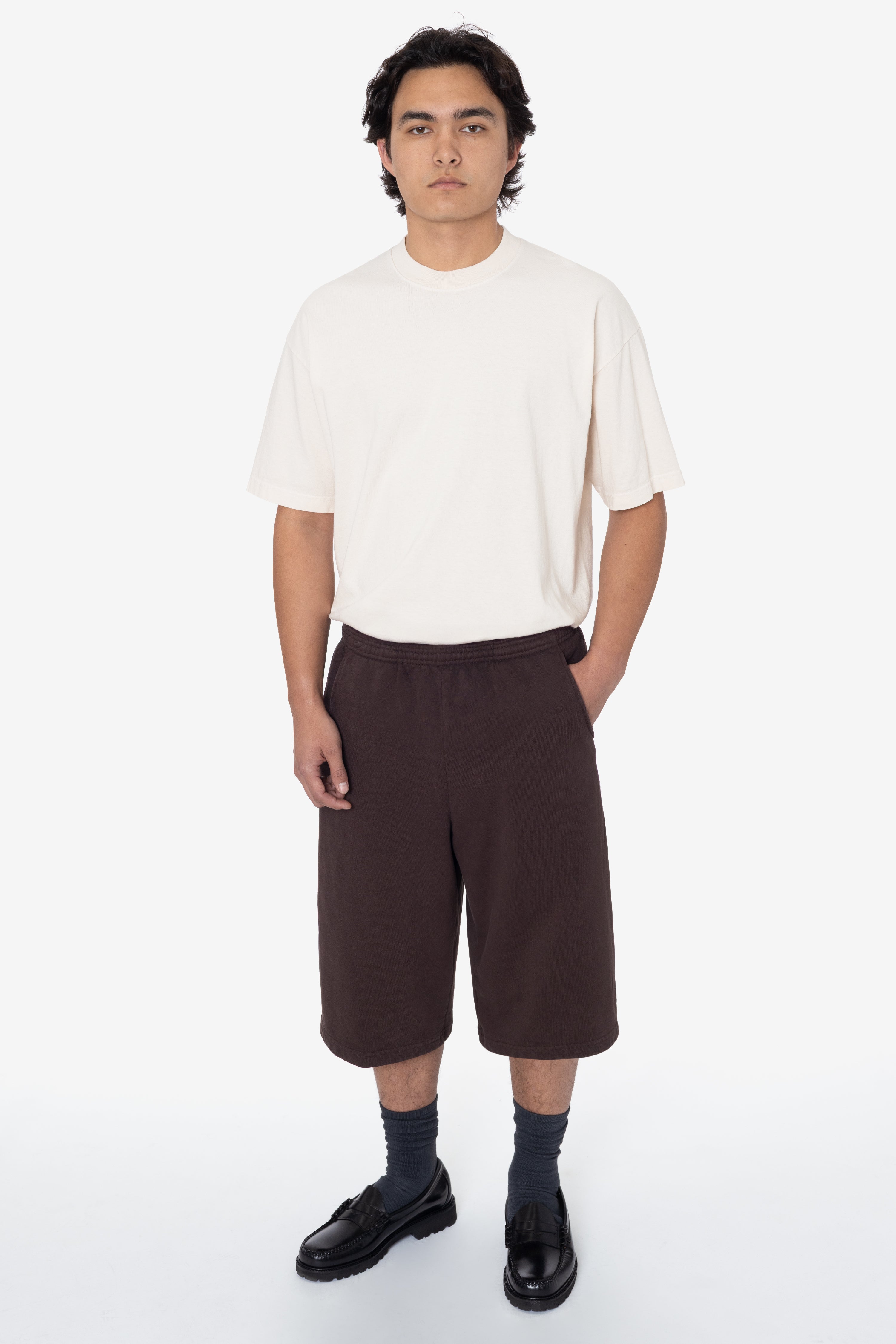 HF42GD - Heavy Fleece Extra Wide Shorts – Los Angeles Apparel