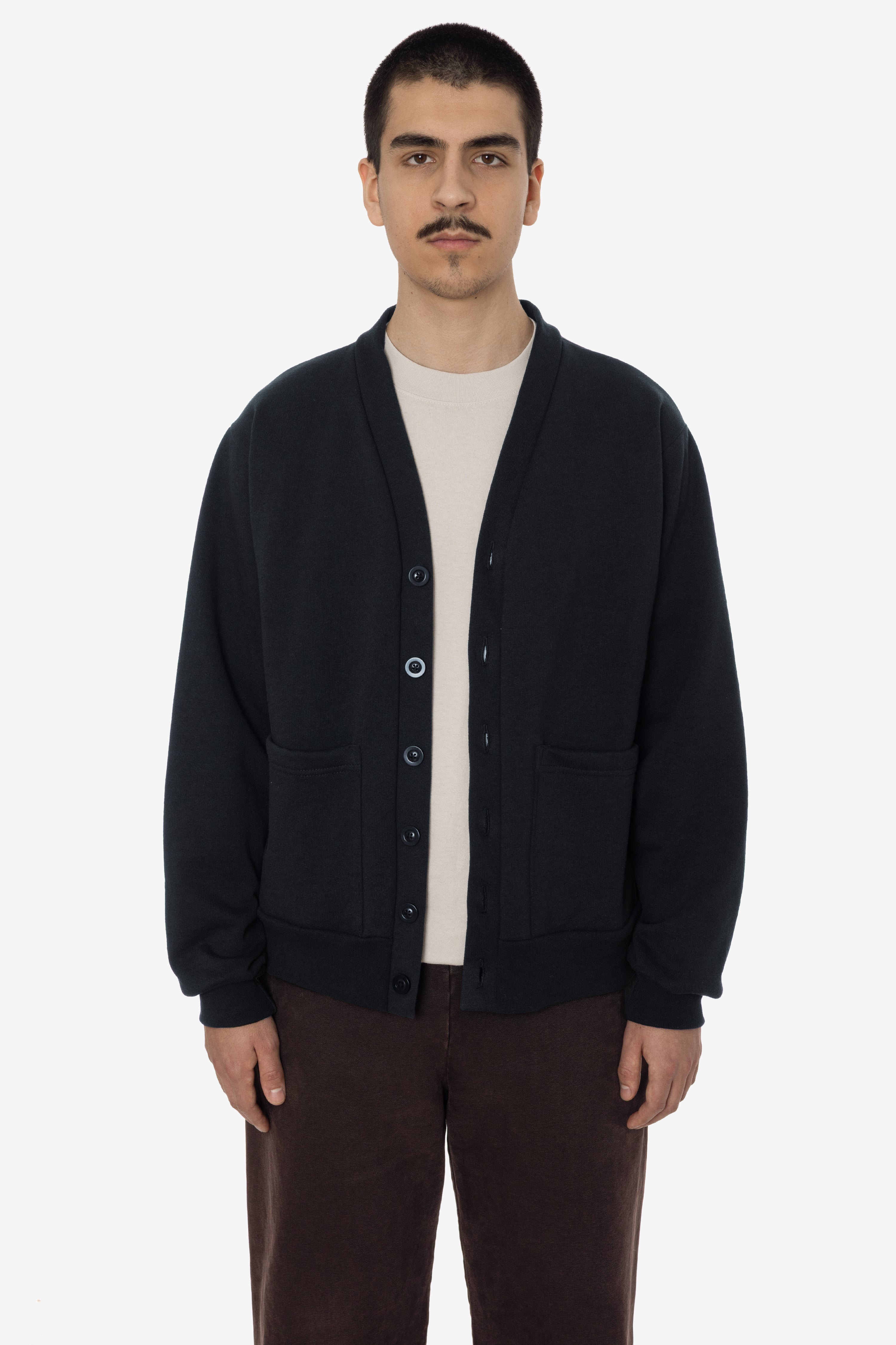 HF-43 - Heavy Fleece Cardigan – Los Angeles Apparel