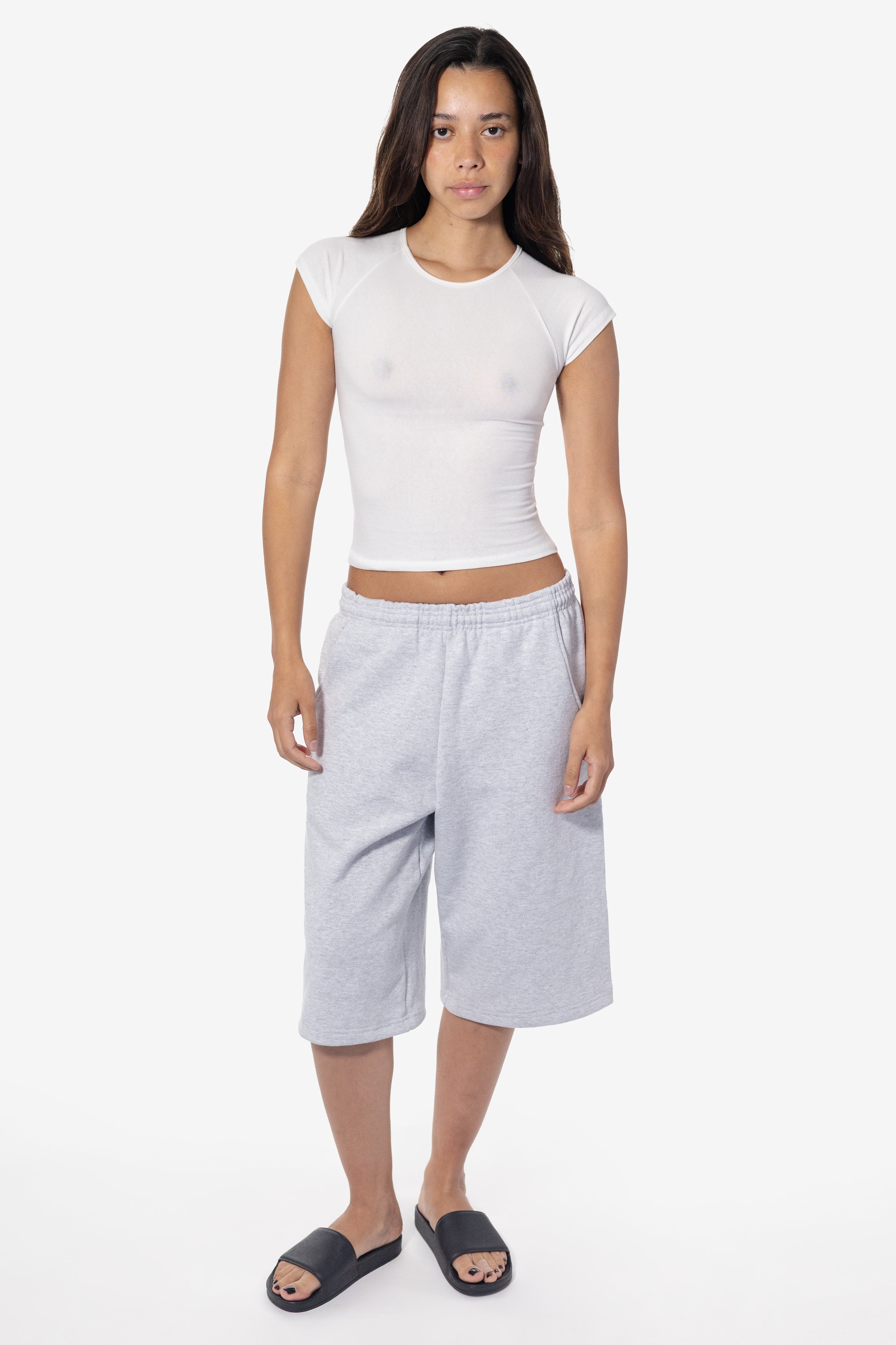 ボトムス house on the hill Short Pants (Gray) 90 HF-442 - Heavy Fleece Extra Wide Sweat Shorts – Los Angeles Apparel