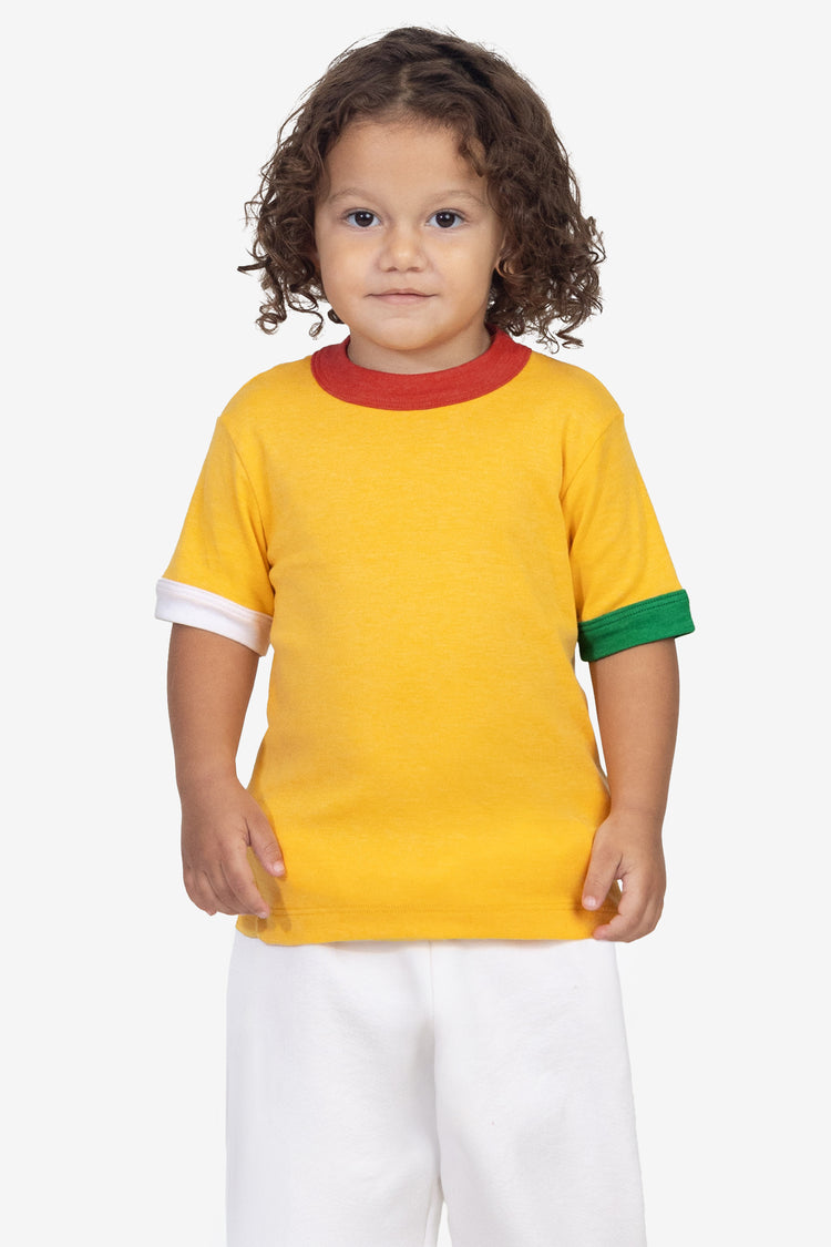 FFR101 - Kids 50/50 Rib Ringer T