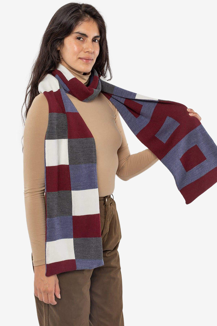 Burgundy/Heather Blue