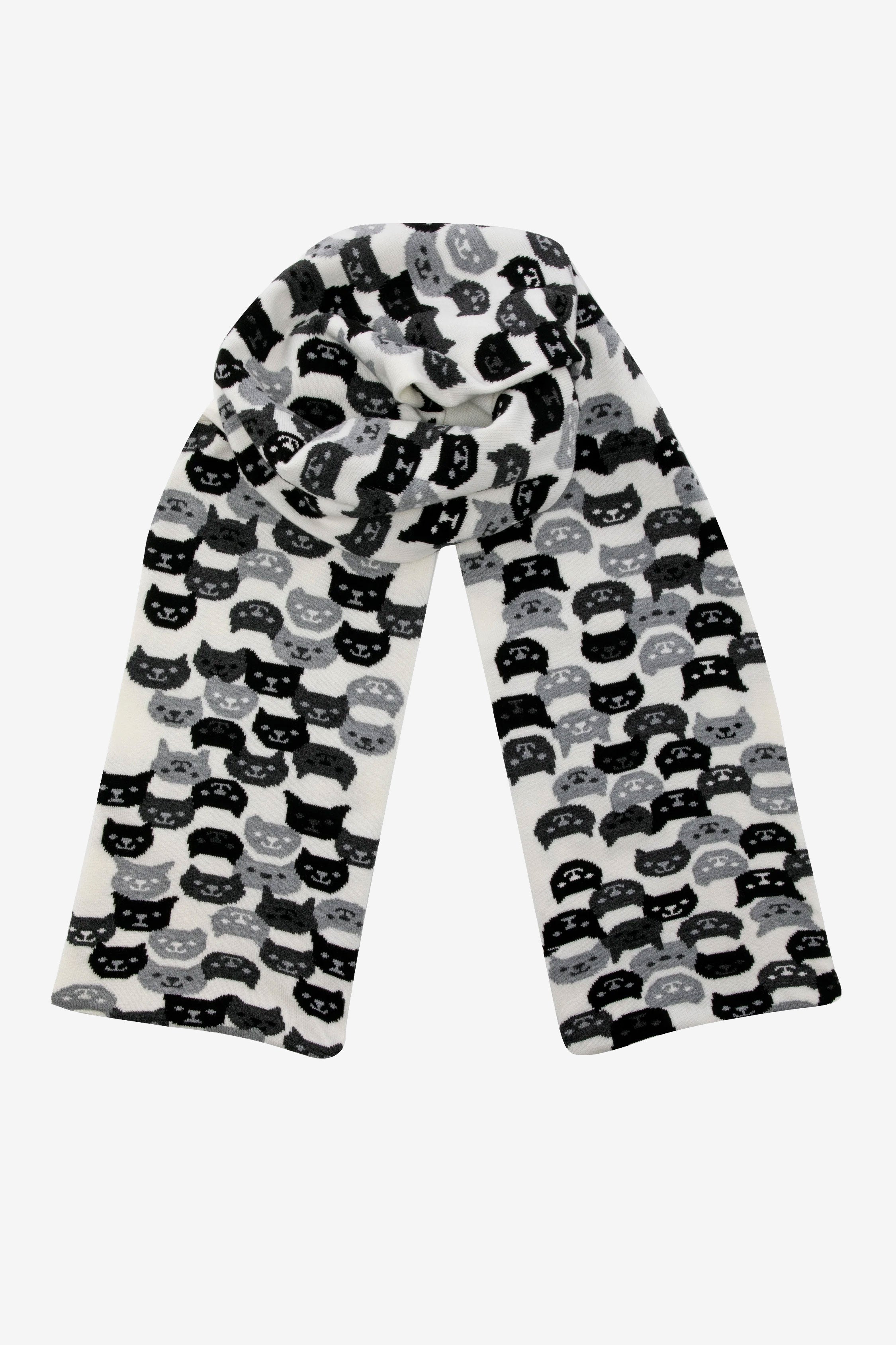 JQSCARF41 - Smiling Cat Scarf – Los Angeles Apparel