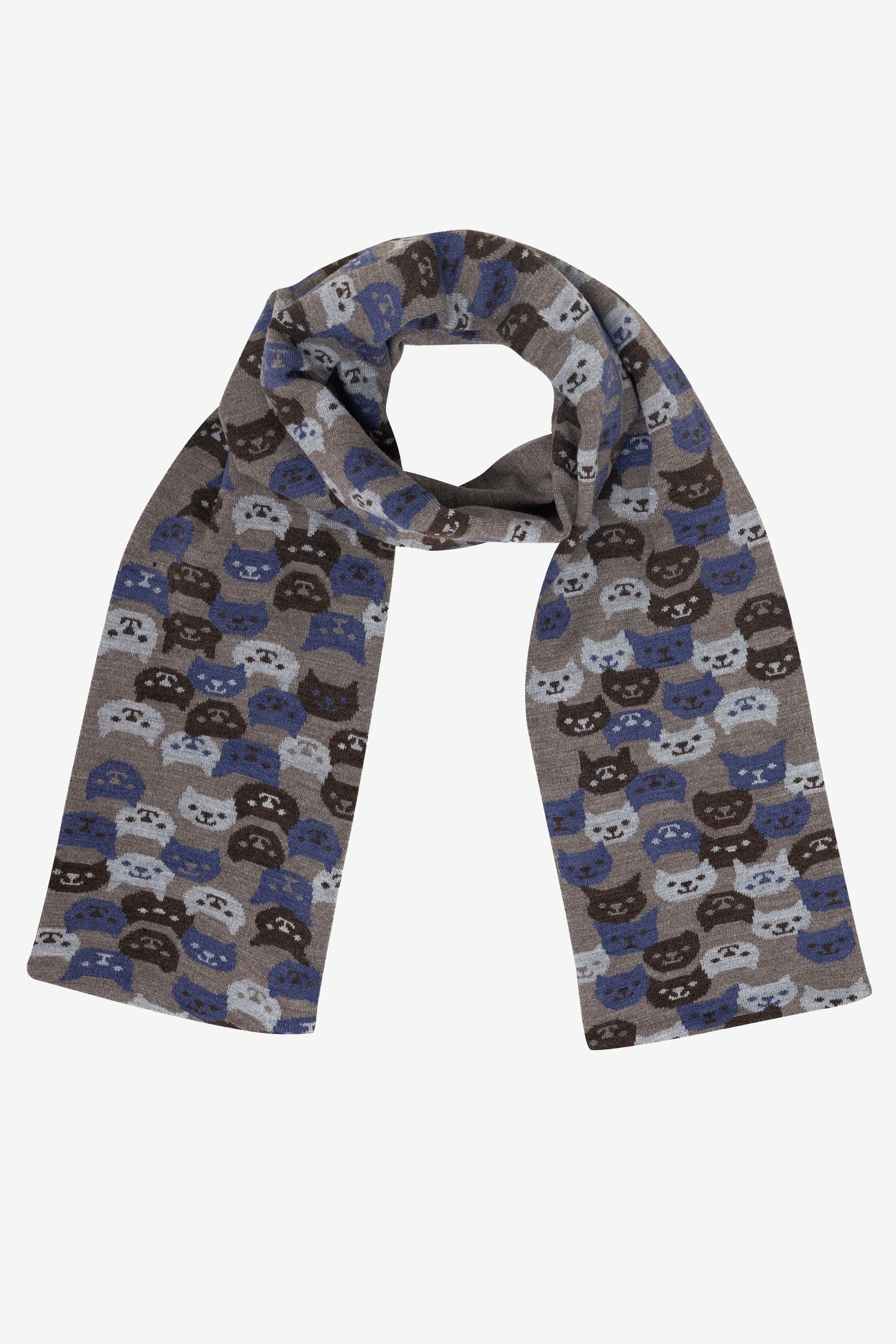 JQSCARF41 - Smiling Cat Scarf – Los Angeles Apparel