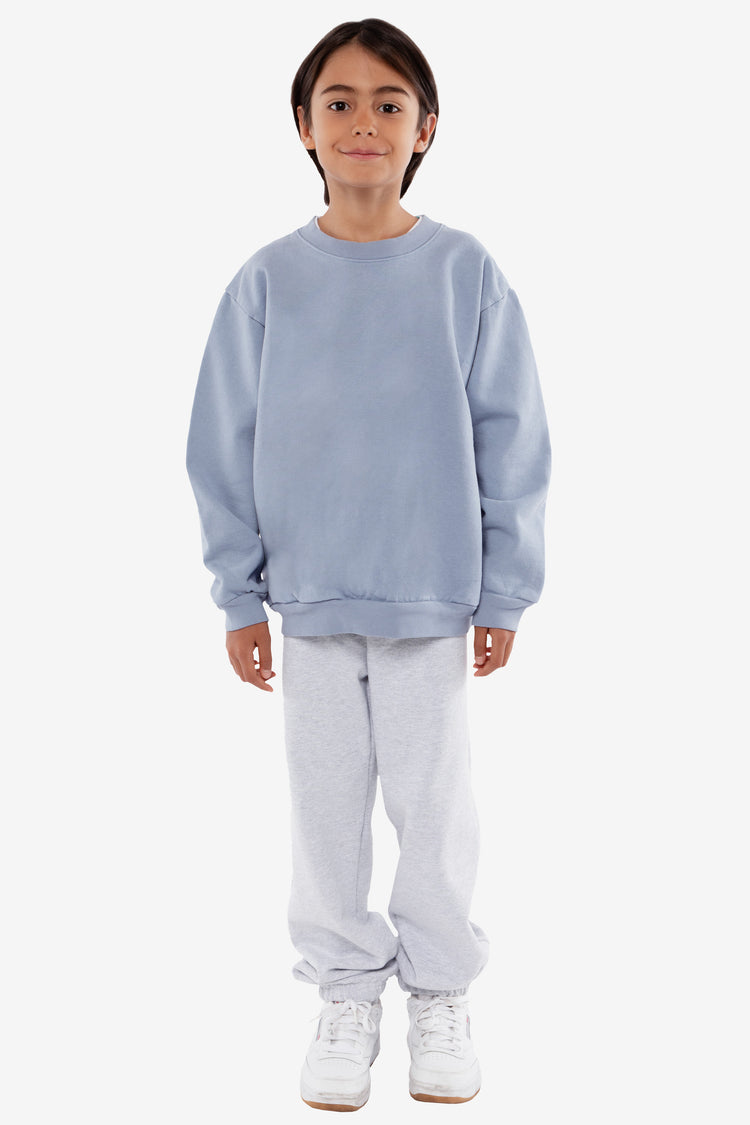 HF107GD - Crew Apparel Garment – Kids Heavy Angeles Los Fleece Sweatshirt Dye