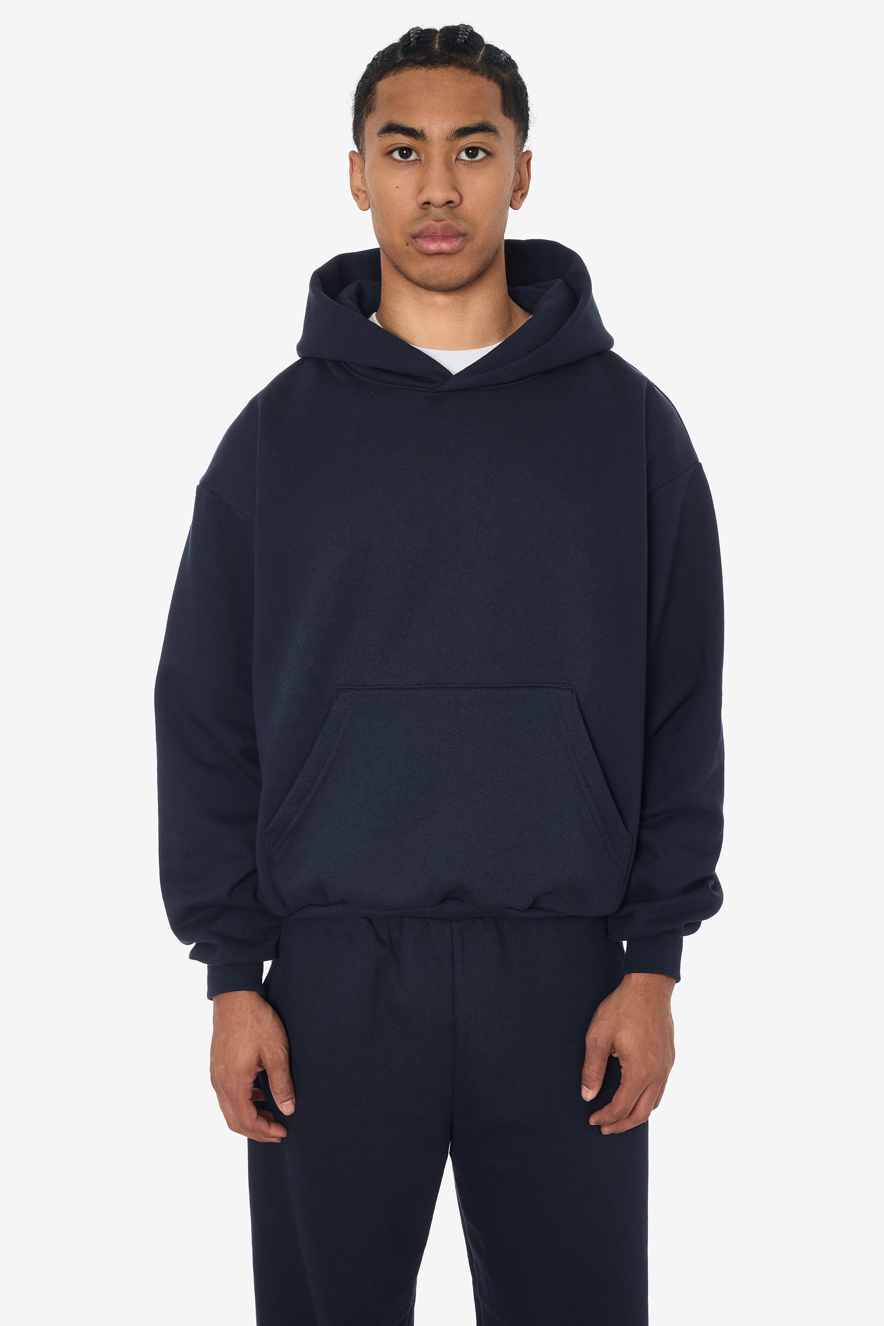 NCウェザーフーディーブルゾン MWF1049 - 10 oz. Mid-weight Poly Cotton Fleece Wide Hoodie – Los