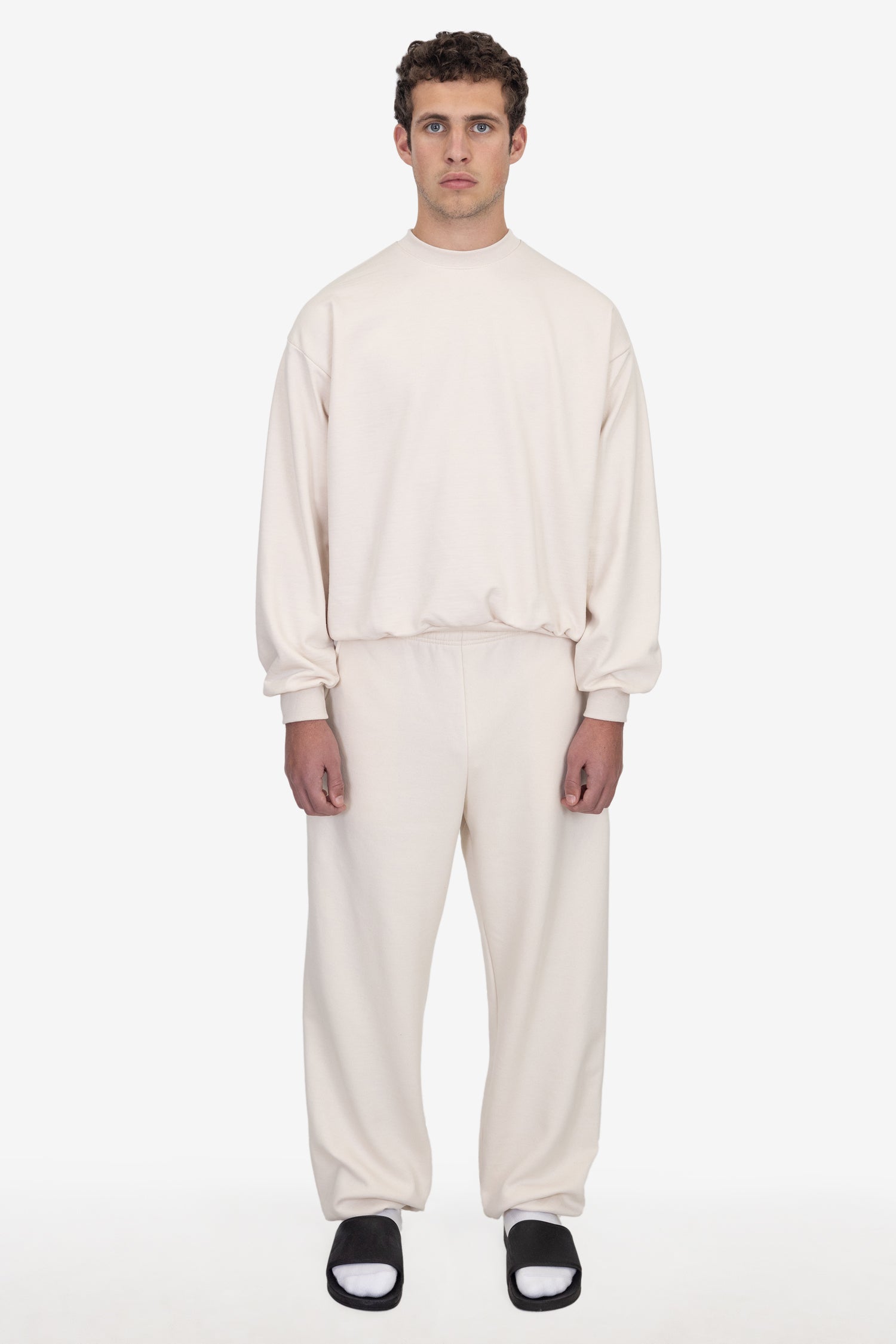 Movement Unisex Western 1 Piece Printed Fleece Calligraphy Patch Sweatpants - Winter Collection