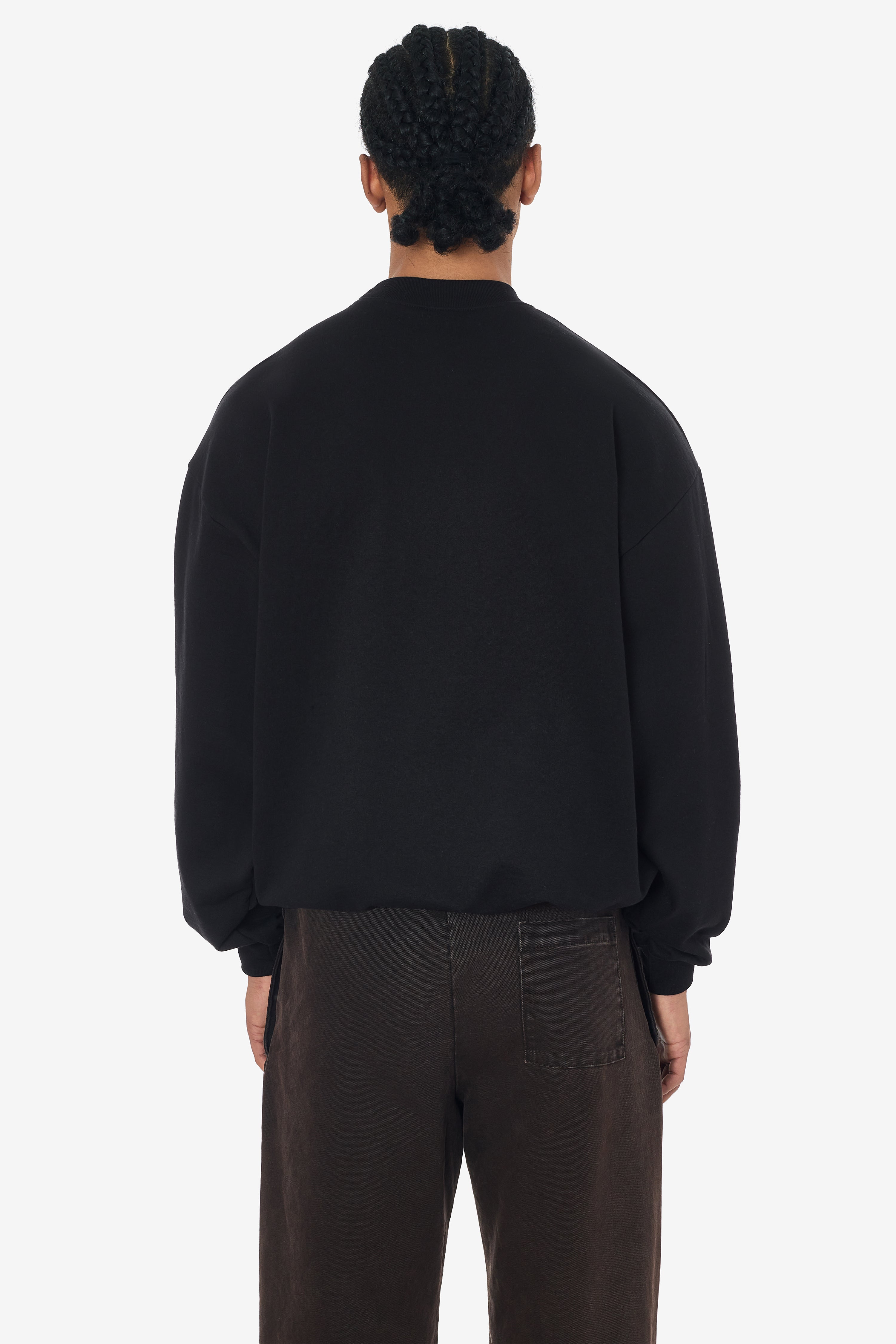 MWF1047 - 10 oz. Mid-weight Poly Cotton Fleece Wide Crewneck – Los