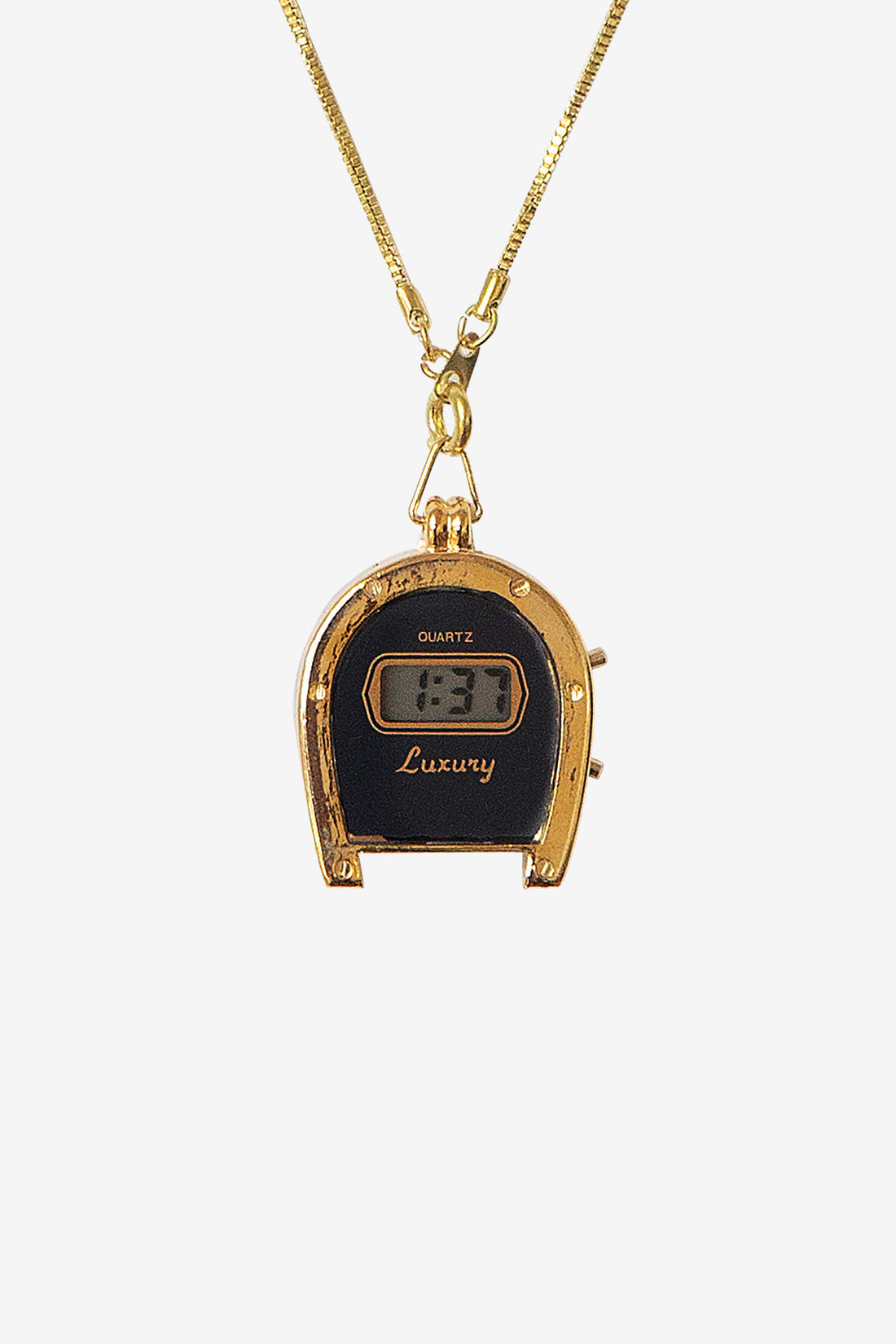 NCKWCH6 - Horseshoe Necklace Watch – Los Angeles Apparel display picture 1