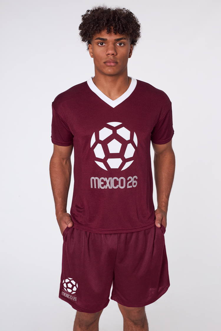 Mexico Boxy Fit V-Neck Tee