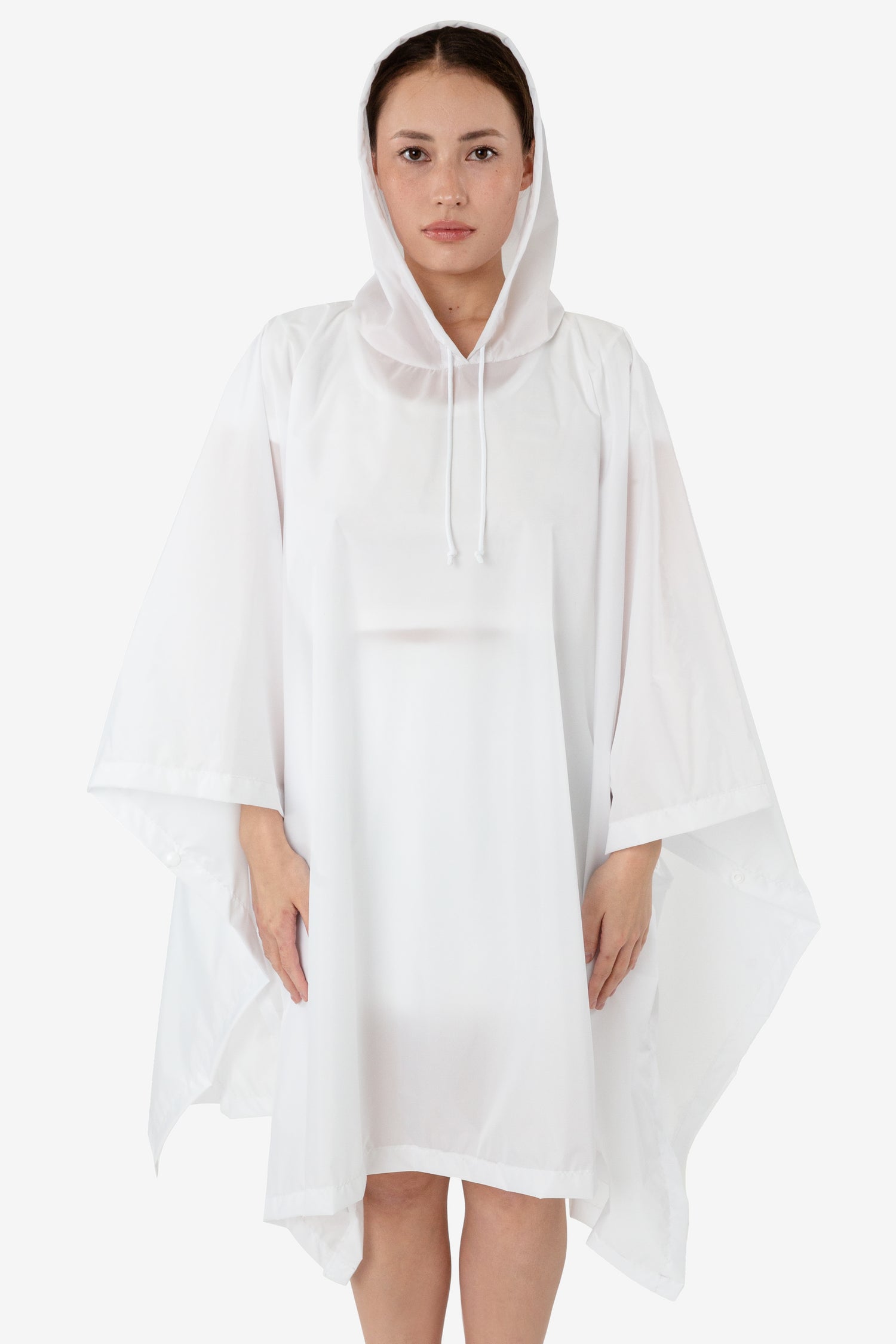 Hooded Nylon Rain Poncho