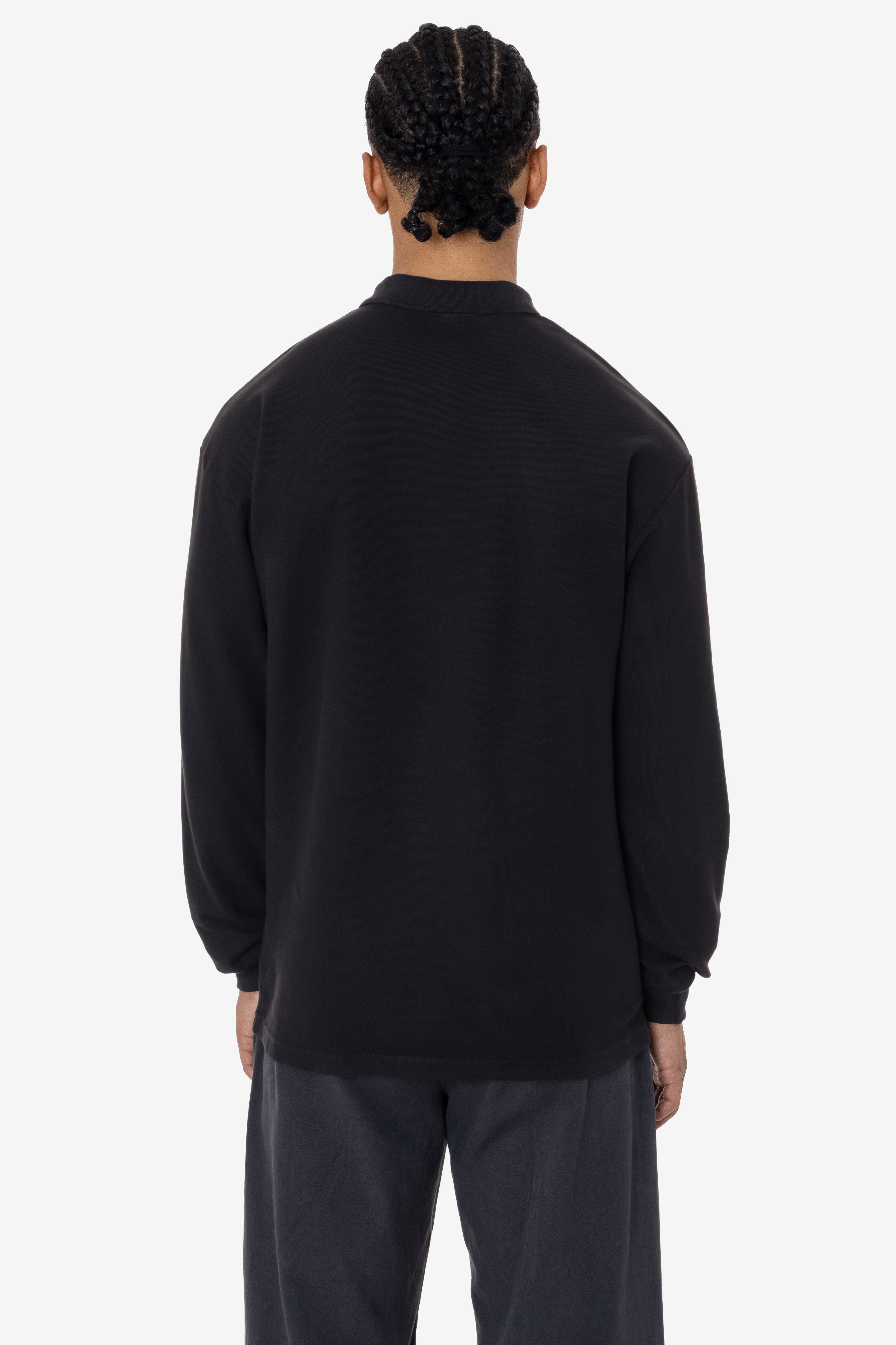 PQ24417GD - Long Sleeve Pique Polo – Los Angeles Apparel