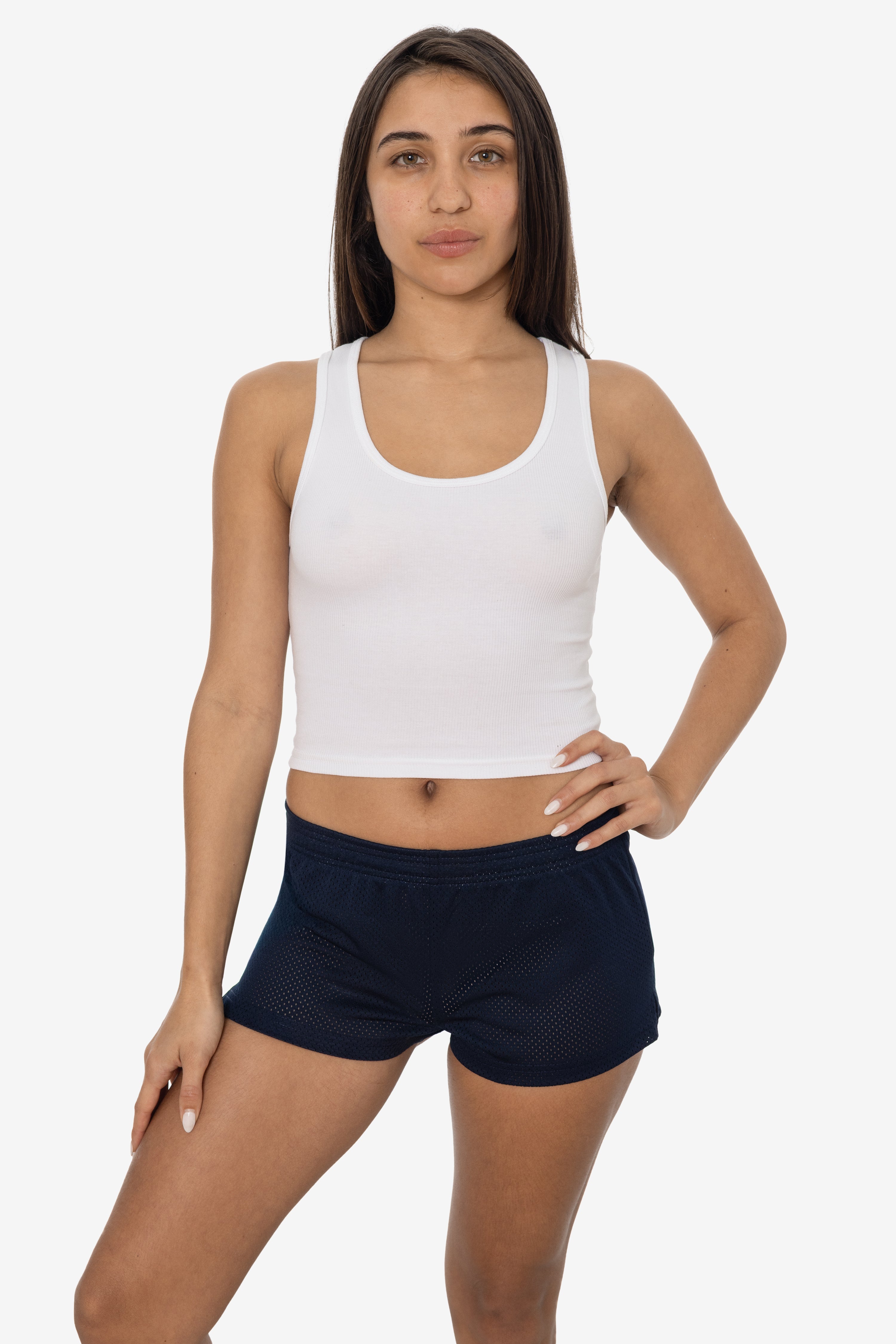PRM330 - Pro Mesh Women's Low Rise Short – Los Angeles Apparel