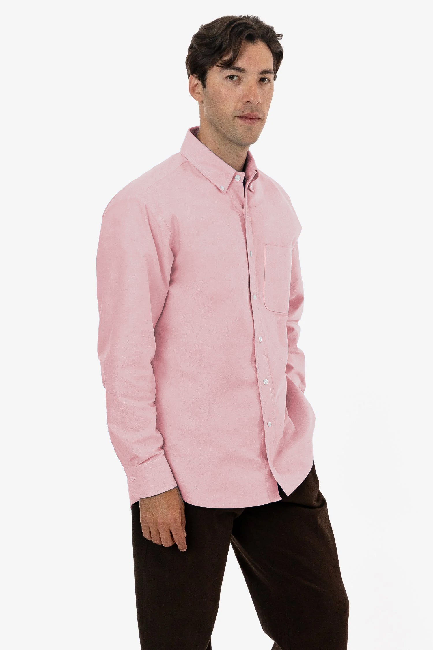 long sleeve button down dress shirt RCP402