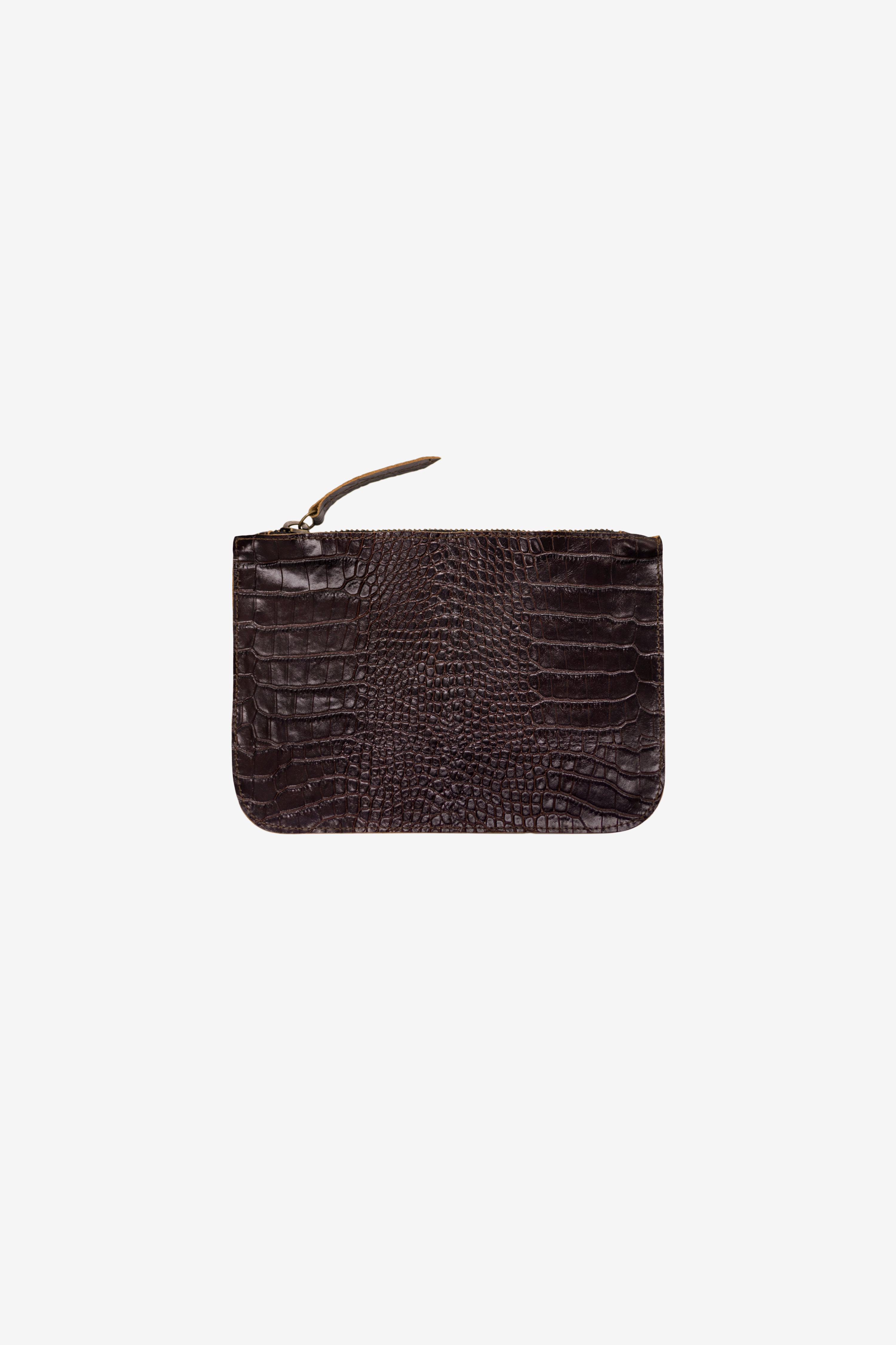 RLH3411 - Small Leather Zip Pouch – Los Angeles Apparel