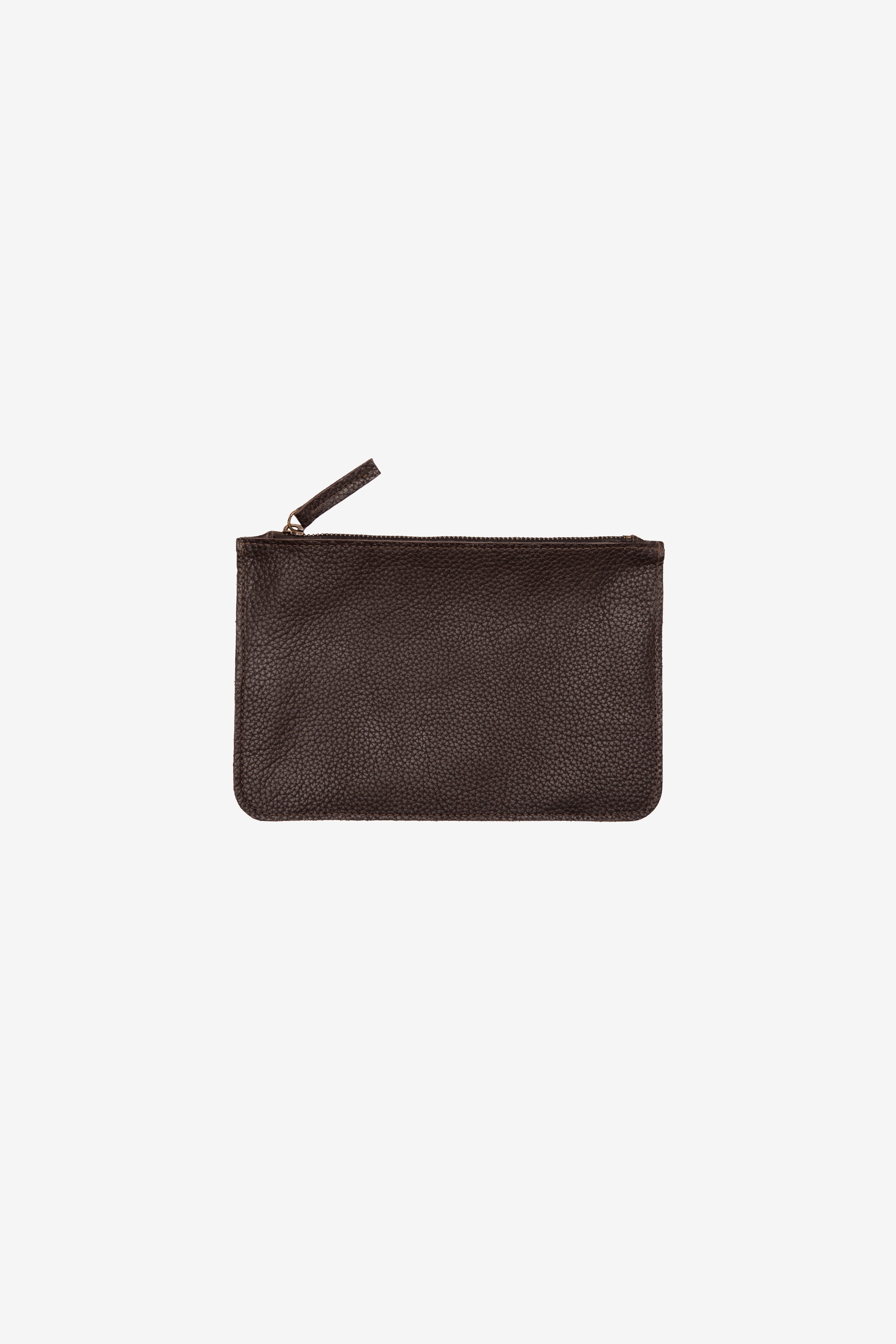 RLH3411 - Small Leather Zip Pouch – Los Angeles Apparel
