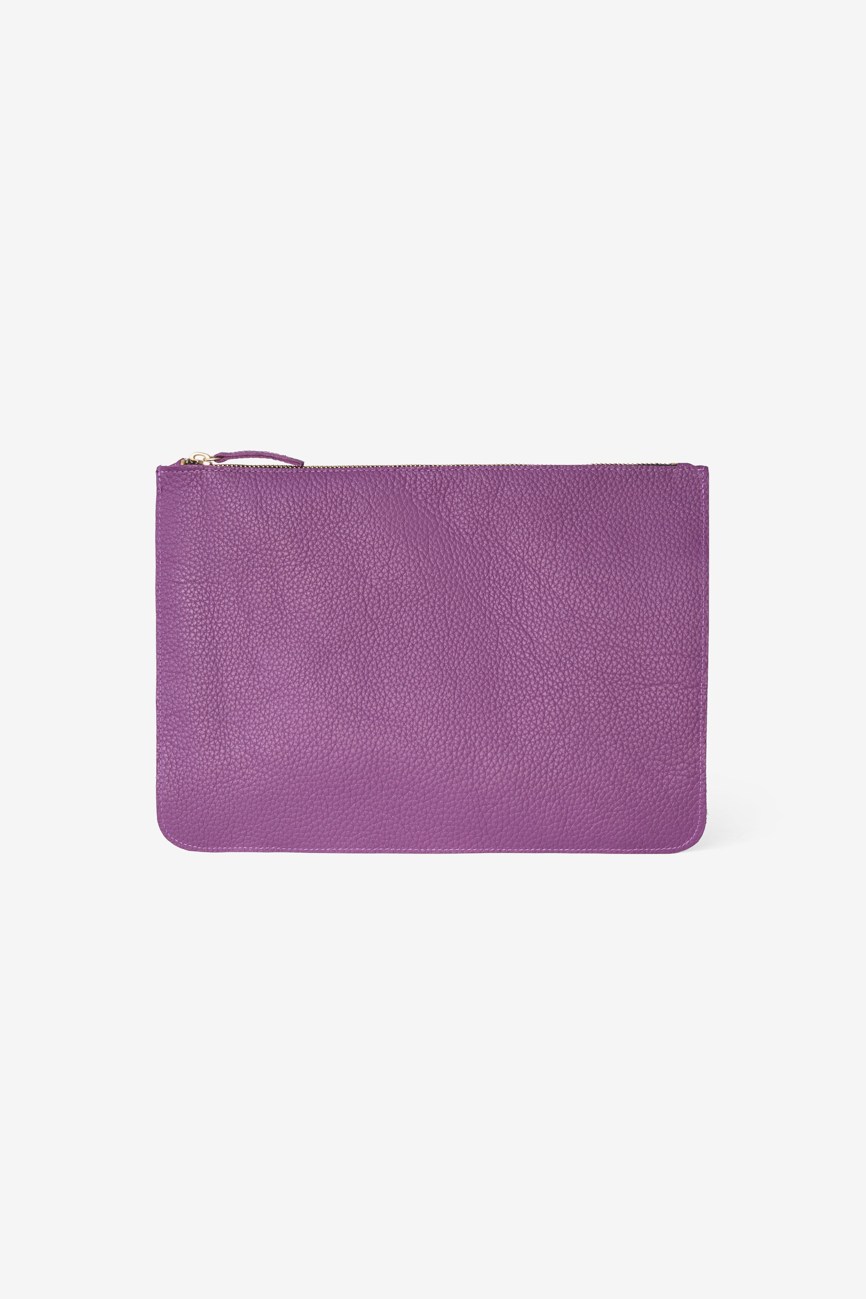 RLH3412 - Medium Leather Zip Pouch – Los Angeles Apparel