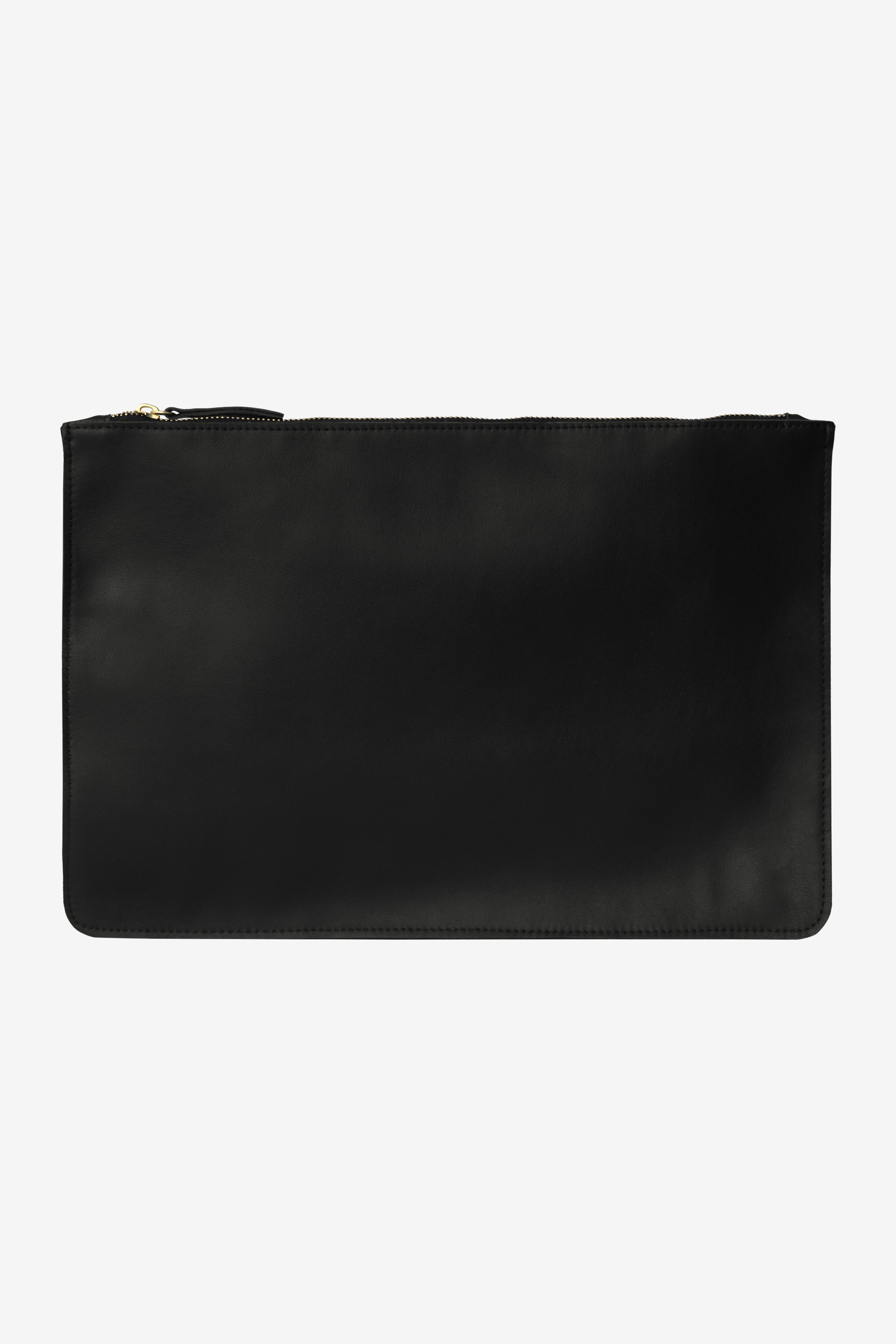 RLH3413 - Large Leather Zip Pouch – Los Angeles Apparel
