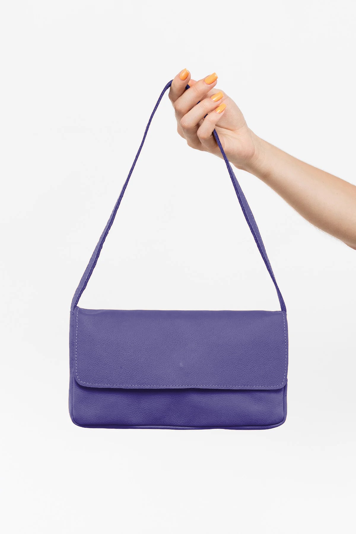 RLH3431 - Classic Leather Shoulder Bag – Los Angeles Apparel